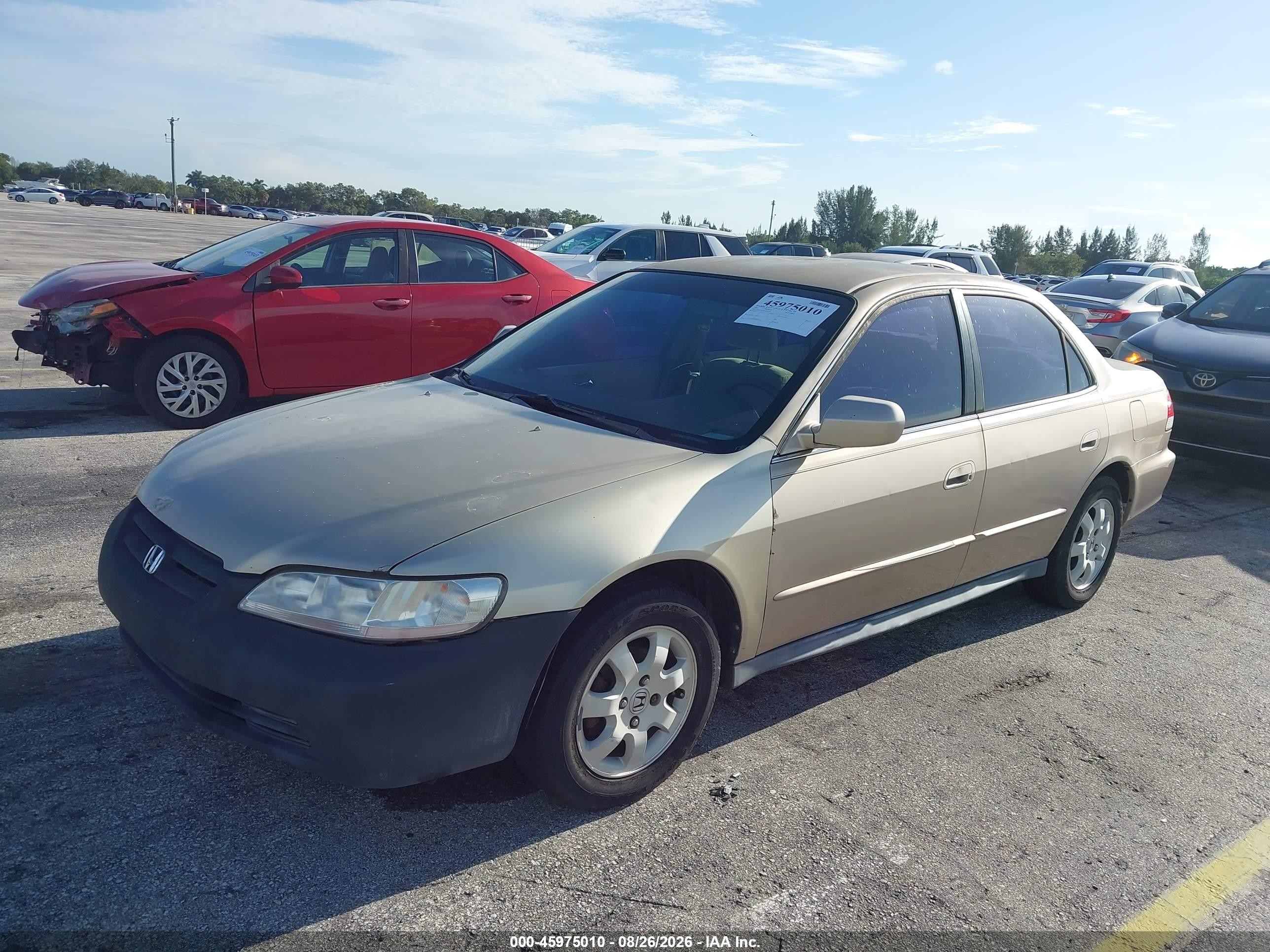 2001 Honda Accord 2.3 Lx Gold vin: 1HGCG56491A142716