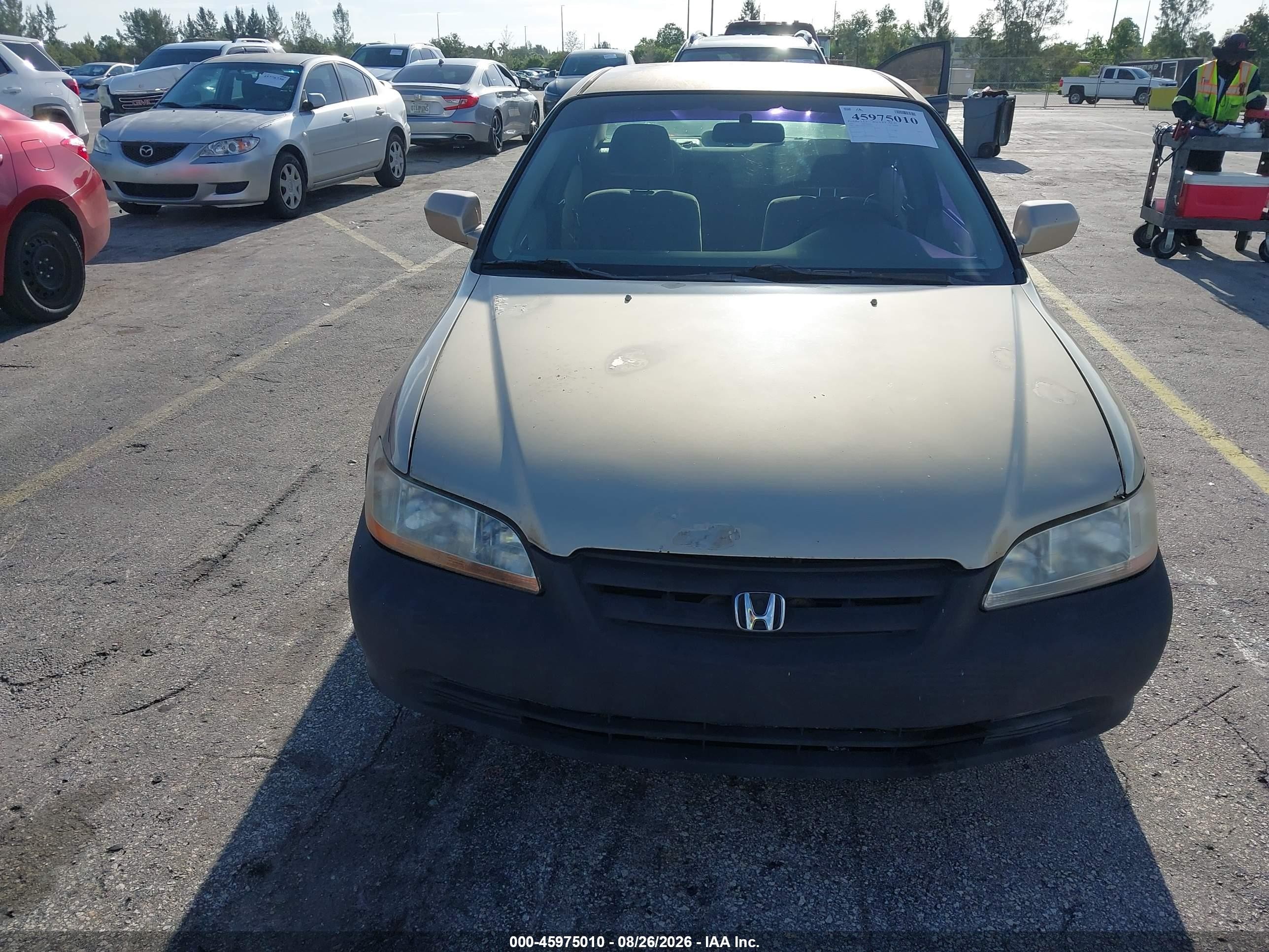 2001 Honda Accord 2.3 Lx Gold vin: 1HGCG56491A142716