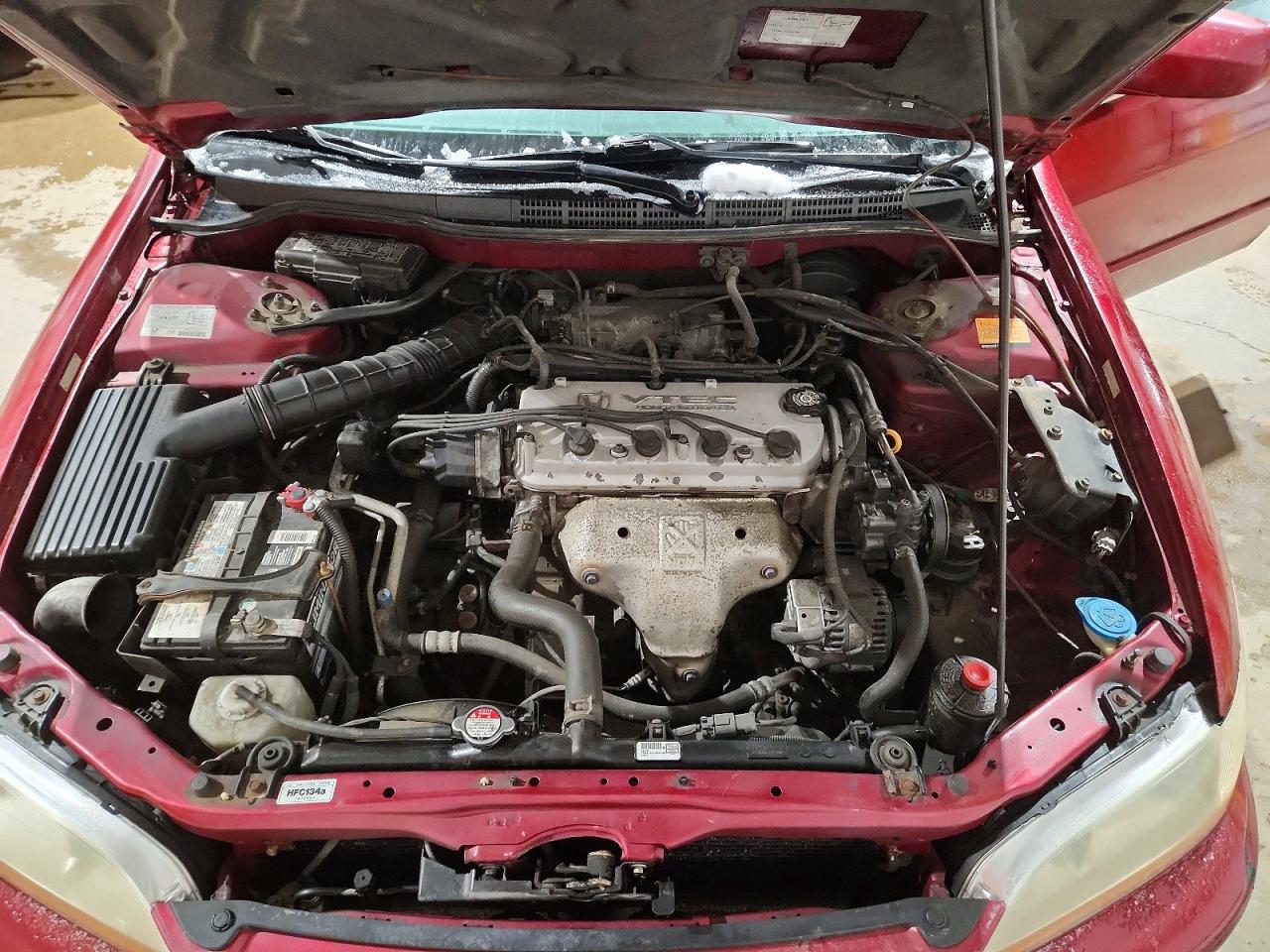 2001 Honda Accord Lx 4dr Красный vin: 1HGCG56491A804598