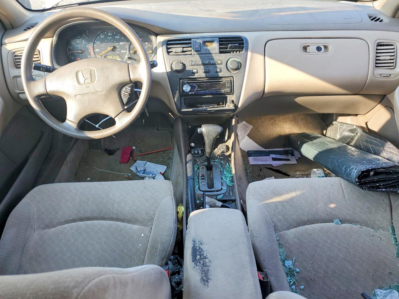 2002 Honda Accord Lx Золотой vin: 1HGCG56492A060616