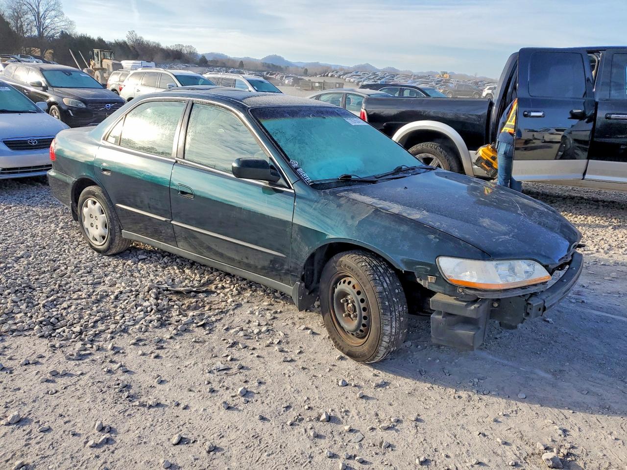 1998 Honda Accord Lx Green vin: 1HGCG5649WA096439