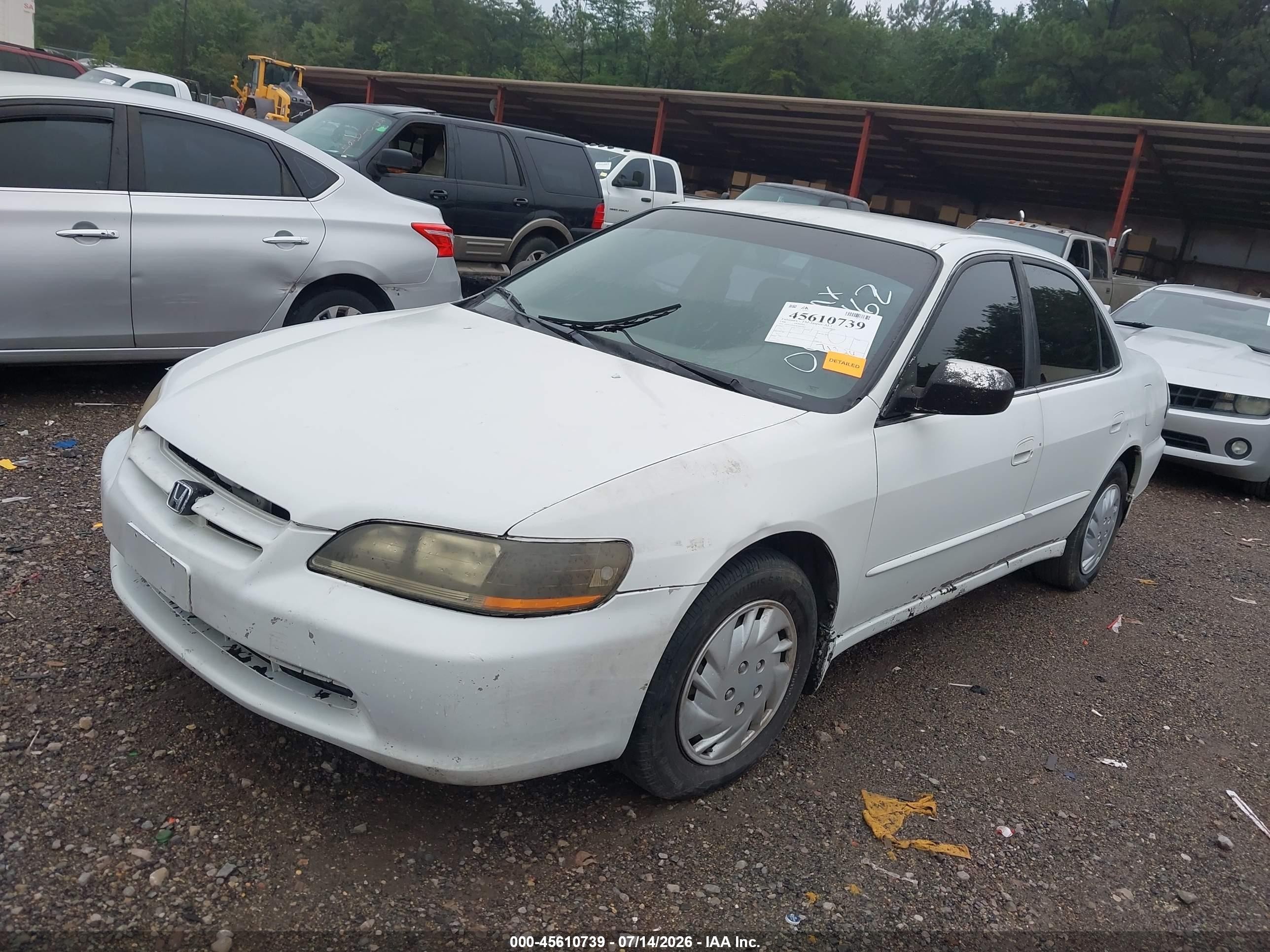 1998 Honda Accord Lx White vin: 1HGCG5649WA097462