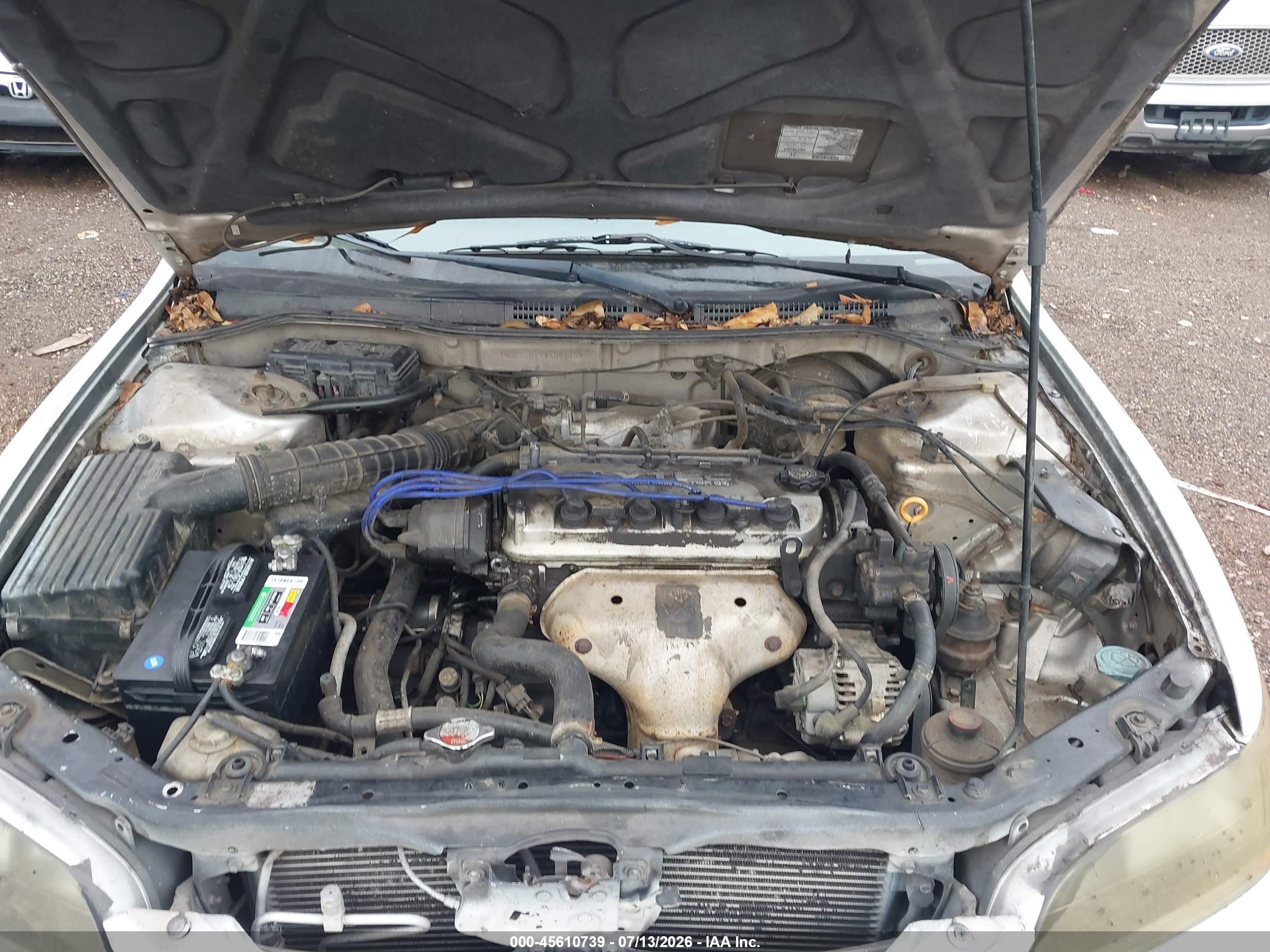 1998 Honda Accord Lx White vin: 1HGCG5649WA097462