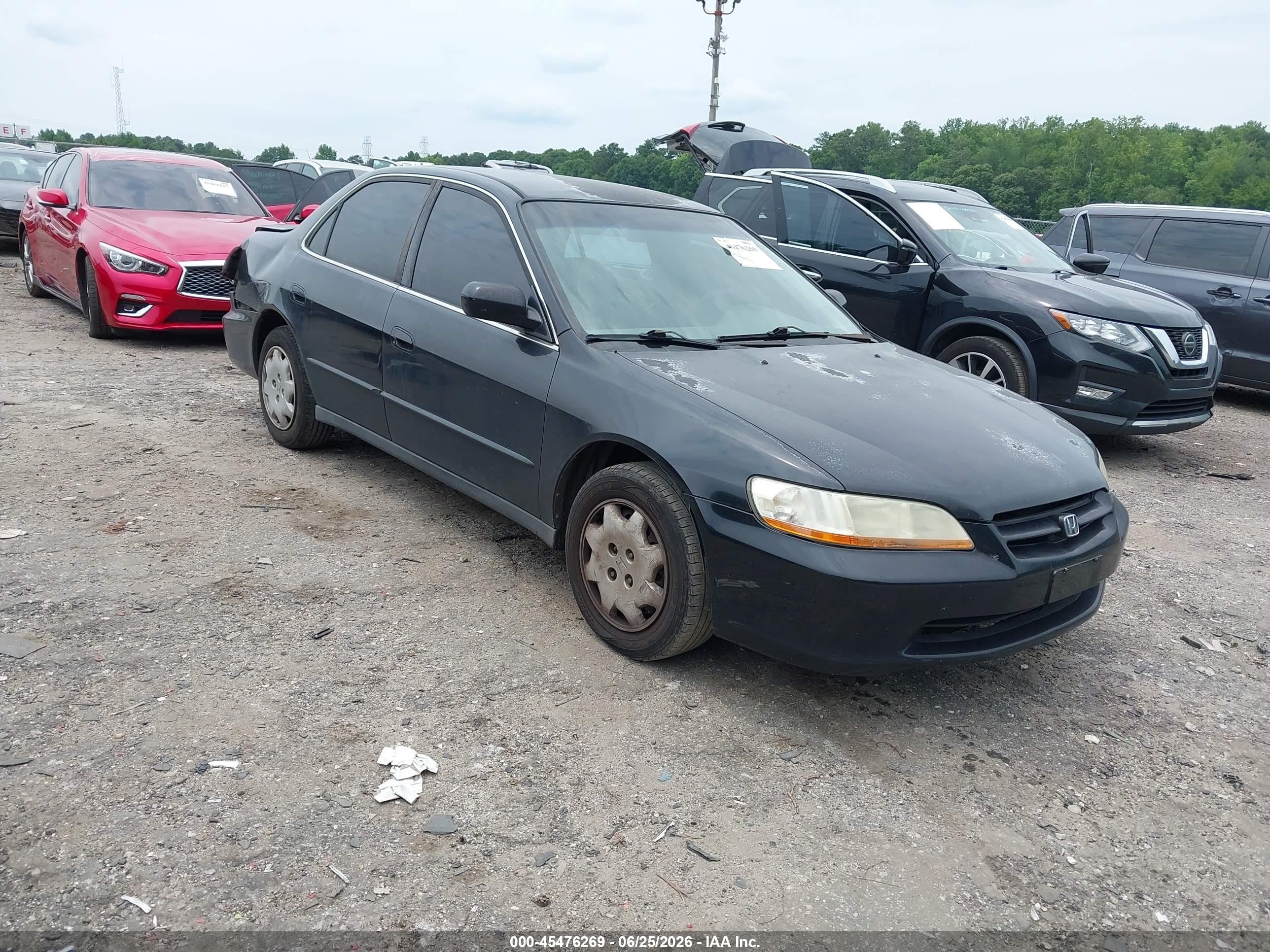 1998 Honda Accord Lx Black vin: 1HGCG5649WA215297