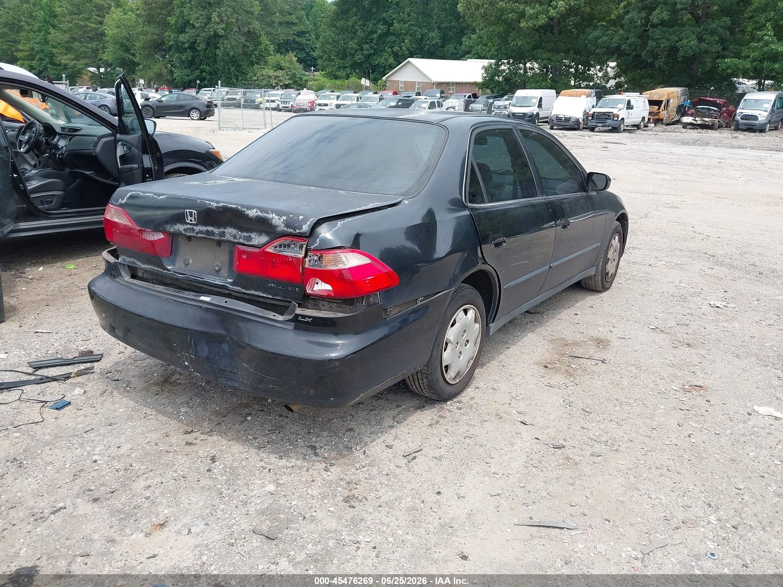 1998 Honda Accord Lx Black vin: 1HGCG5649WA215297