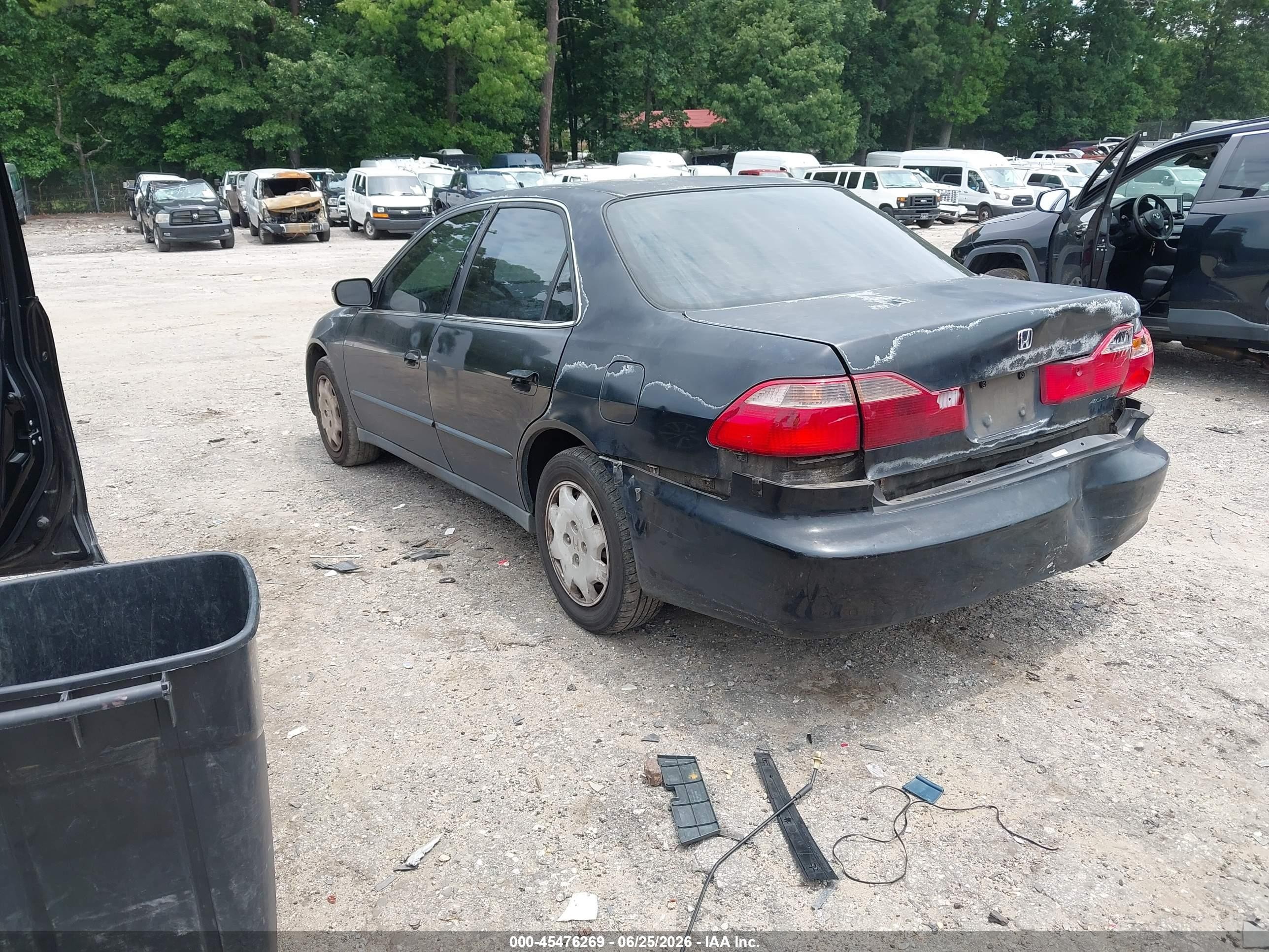 1998 Honda Accord Lx Black vin: 1HGCG5649WA215297