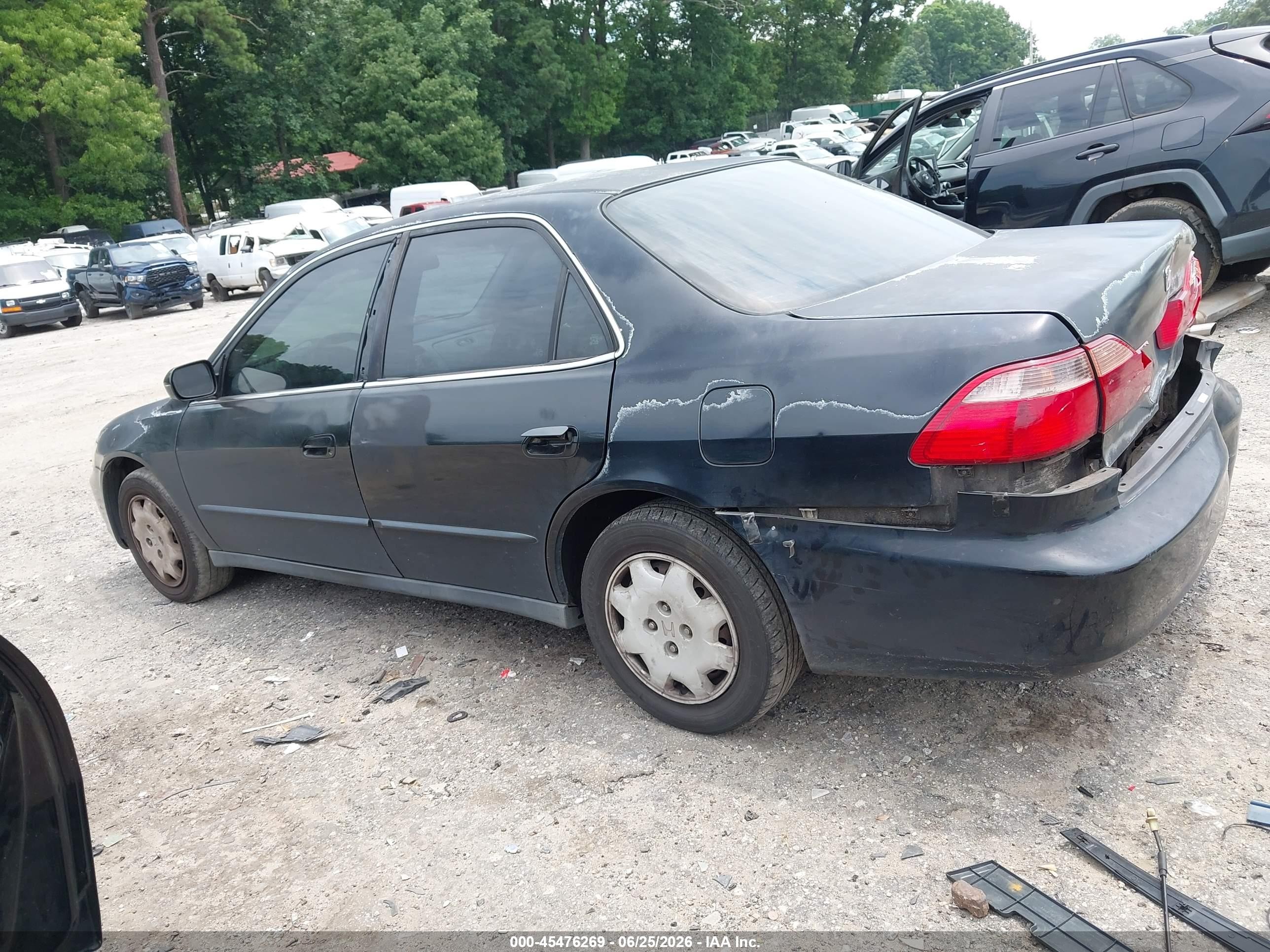 1998 Honda Accord Lx Black vin: 1HGCG5649WA215297