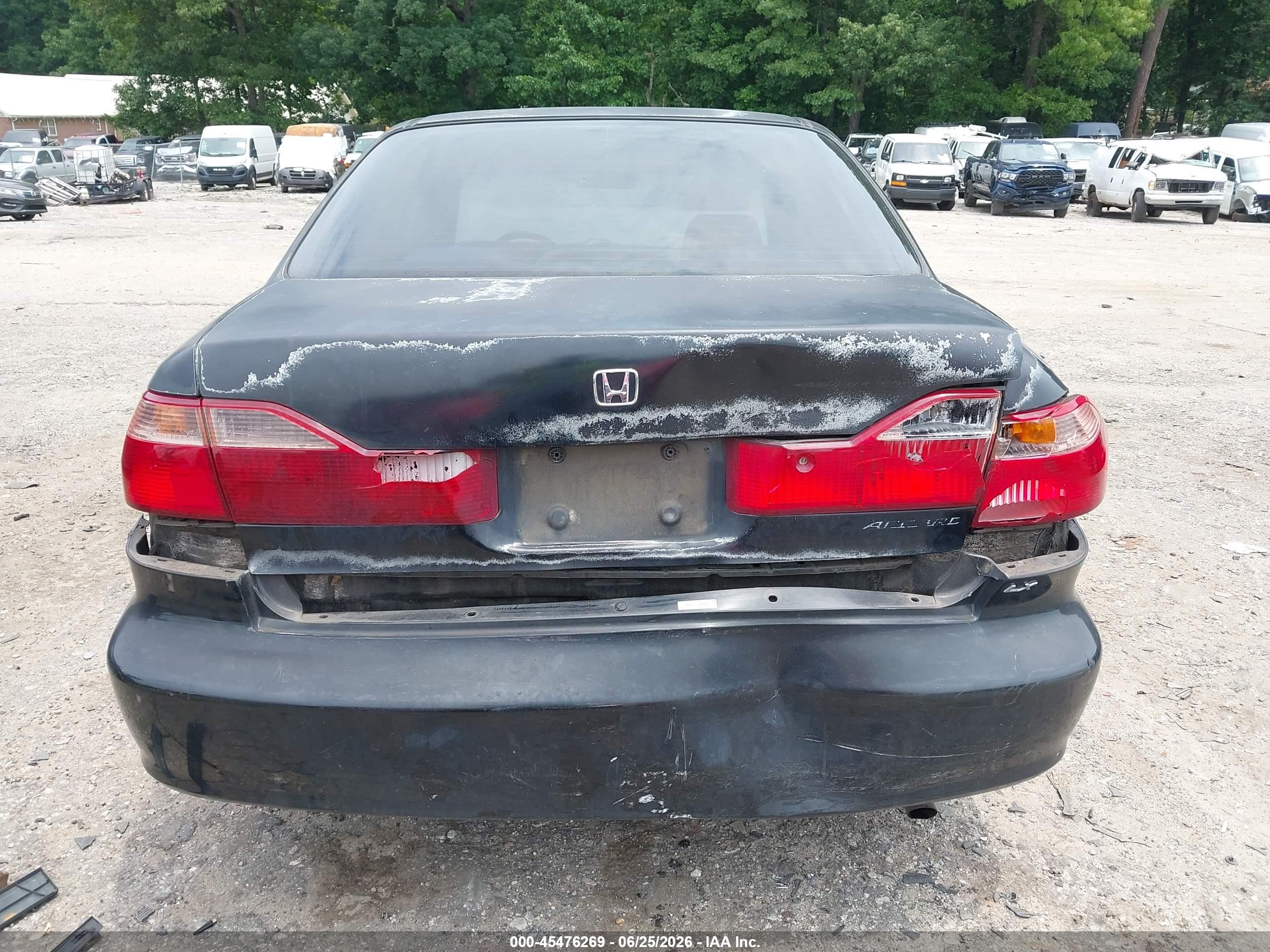 1998 Honda Accord Lx Black vin: 1HGCG5649WA215297