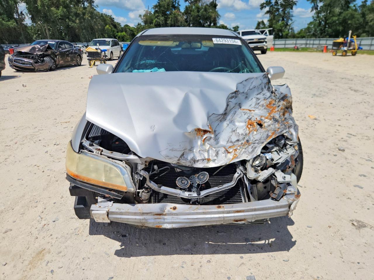 1998 Honda Accord Lx Silver vin: 1HGCG5649WA253063
