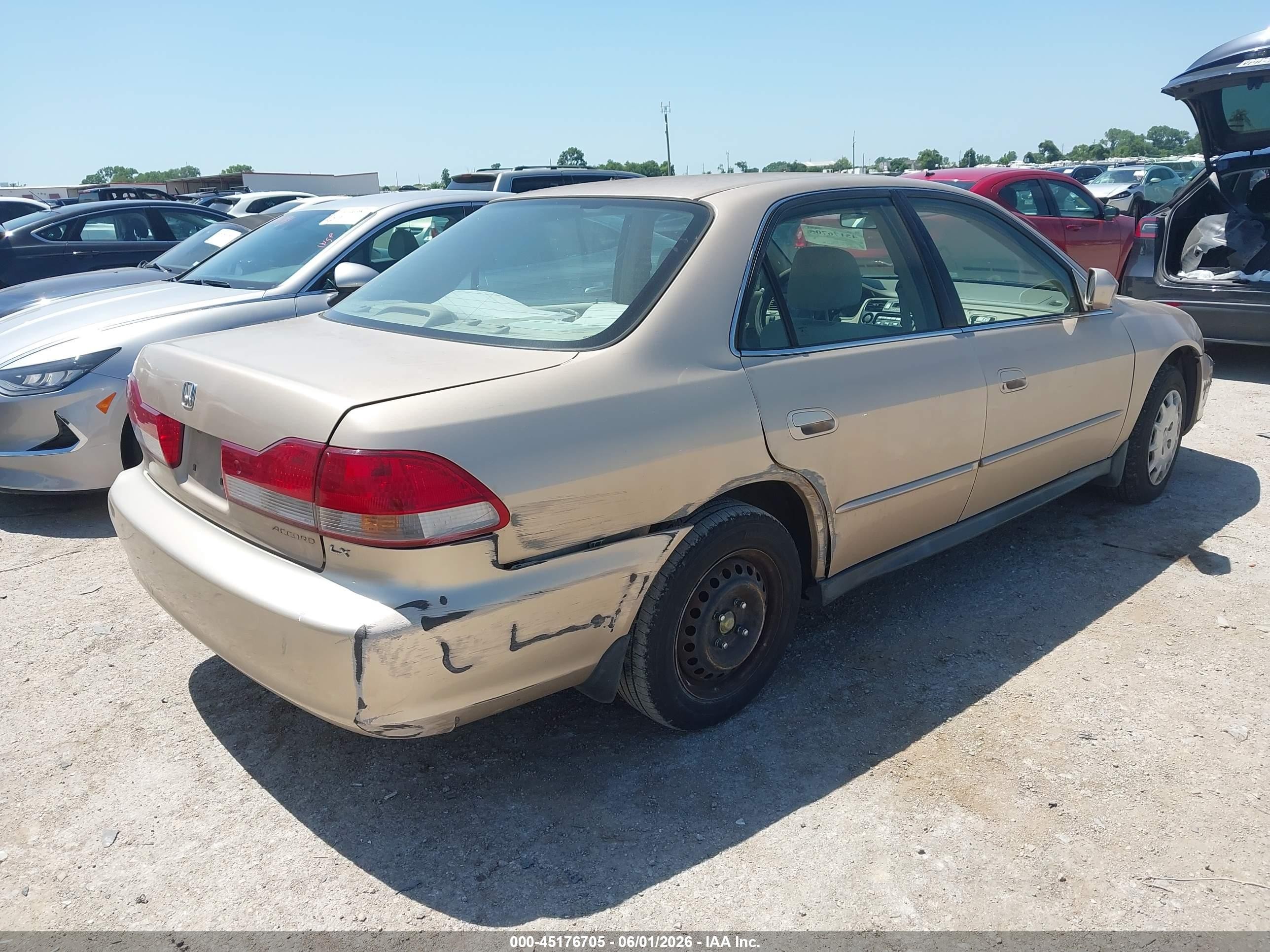 2001 Honda Accord 2.3 Lx Champagne vin: 1HGCG564X1A131000