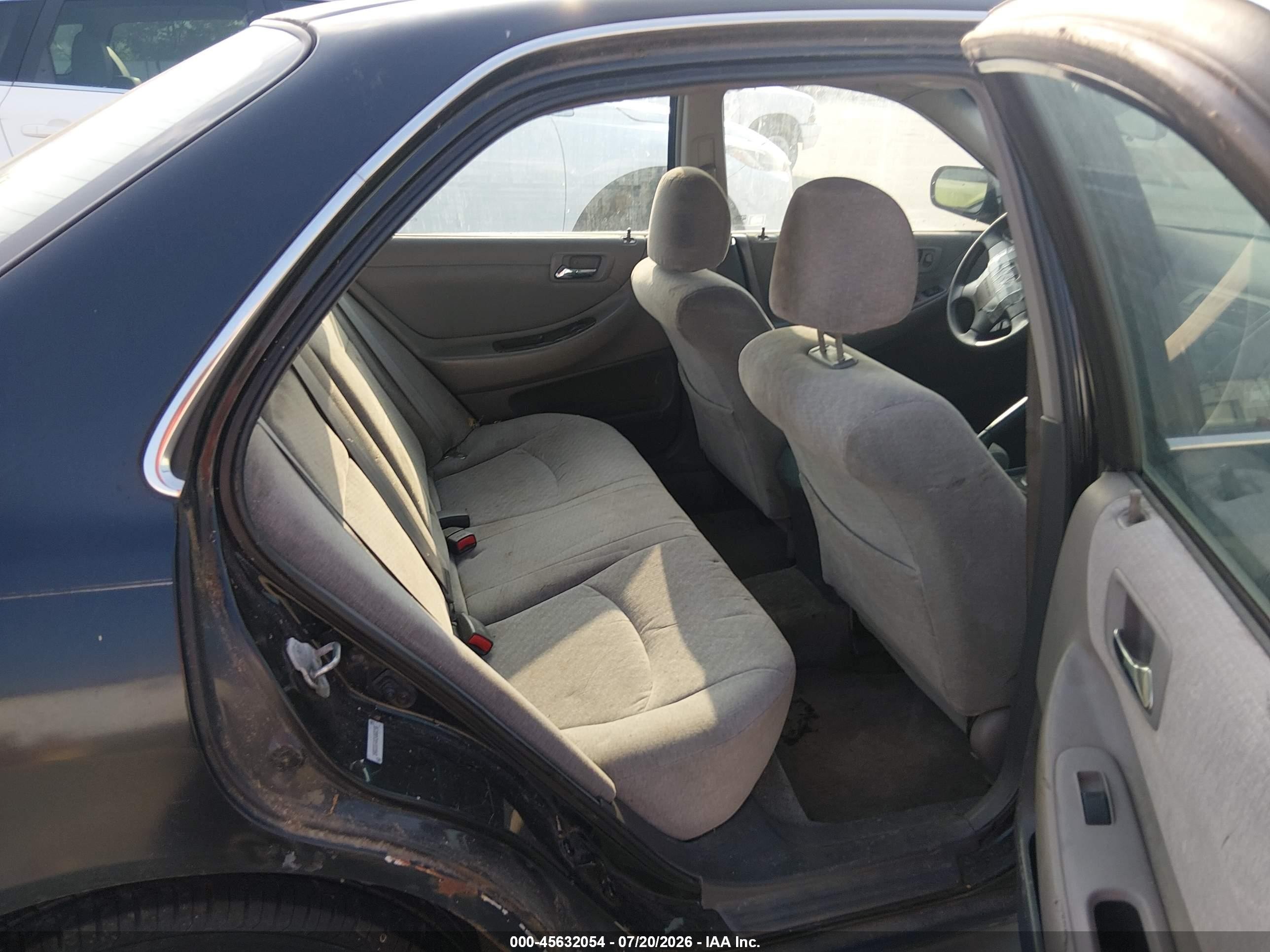 2002 Honda Accord Lx Black vin: 1HGCG564X2A068255