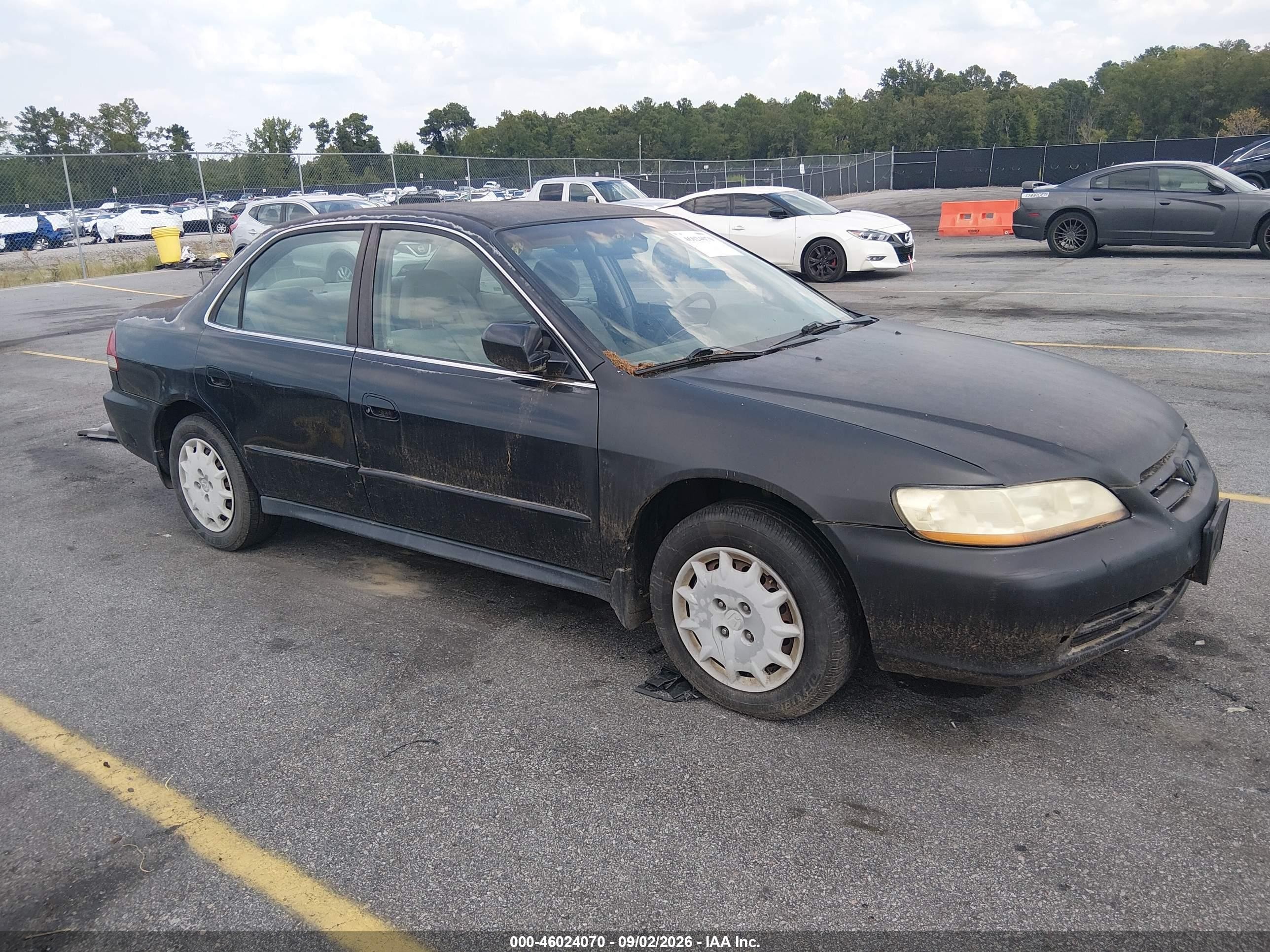 2002 Honda Accord 2.3 Lx Черный vin: 1HGCG564X2A168498