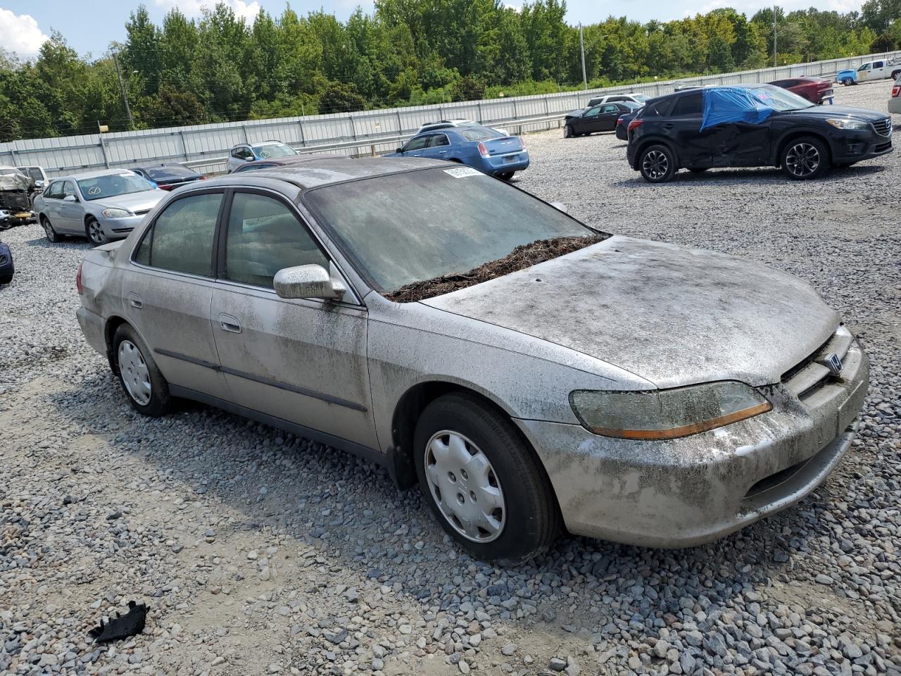 1998 Hond Accord Lx Cream vin: 1HGCG564XWA113622
