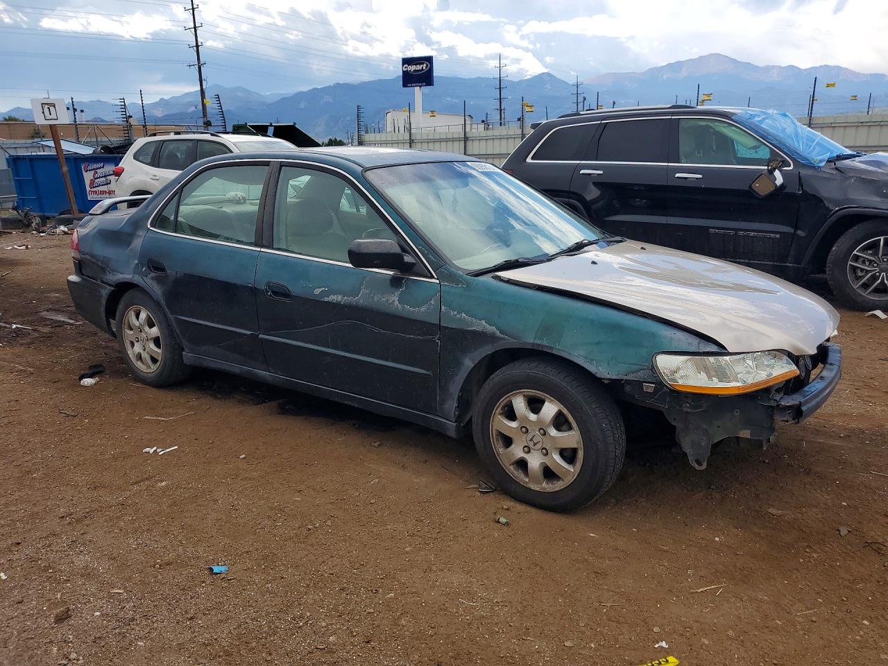1998 Honda Accord Ex Green vin: 1HGCG5650WA048644