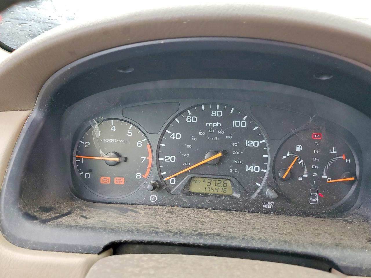 1998 Honda Accord Ex Green vin: 1HGCG5650WA048644