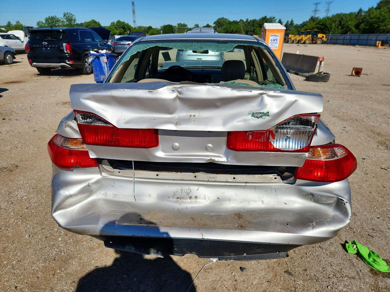 1998 Honda Accord Ex Серебряный vin: 1HGCG5651WA143441