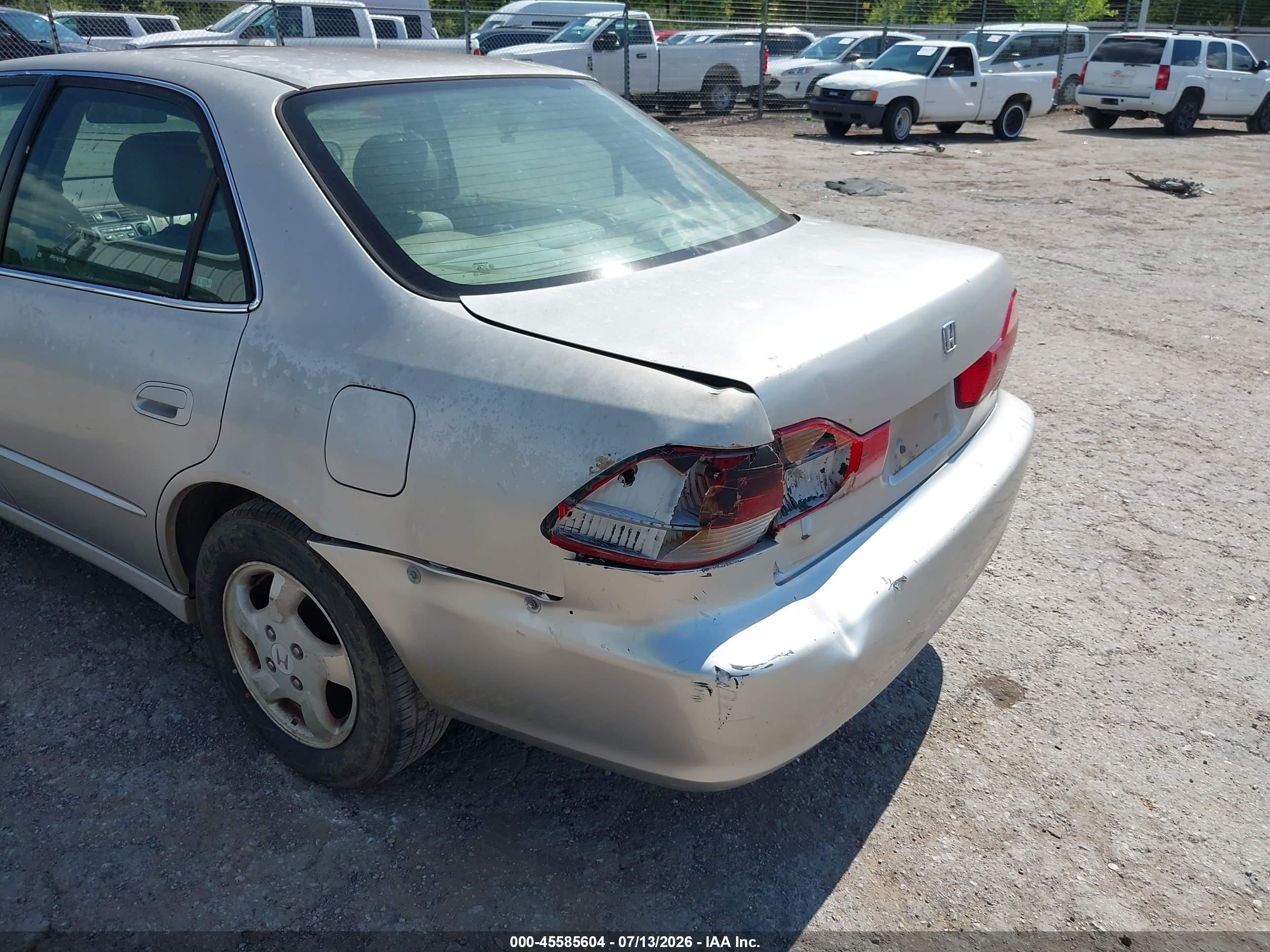 1999 Honda Accord Ex Tan vin: 1HGCG5651XA073411