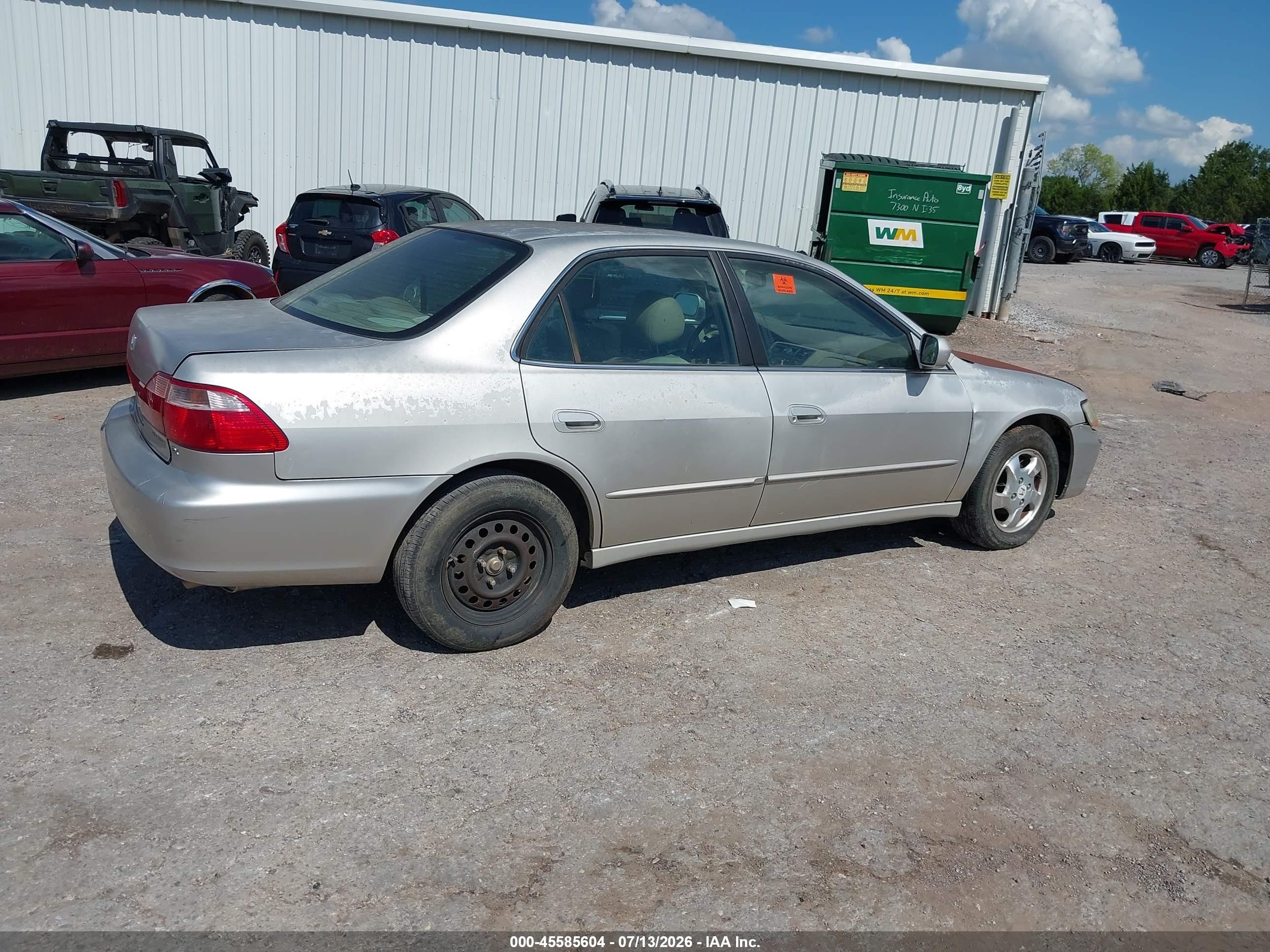 1999 Honda Accord Ex Tan vin: 1HGCG5651XA073411