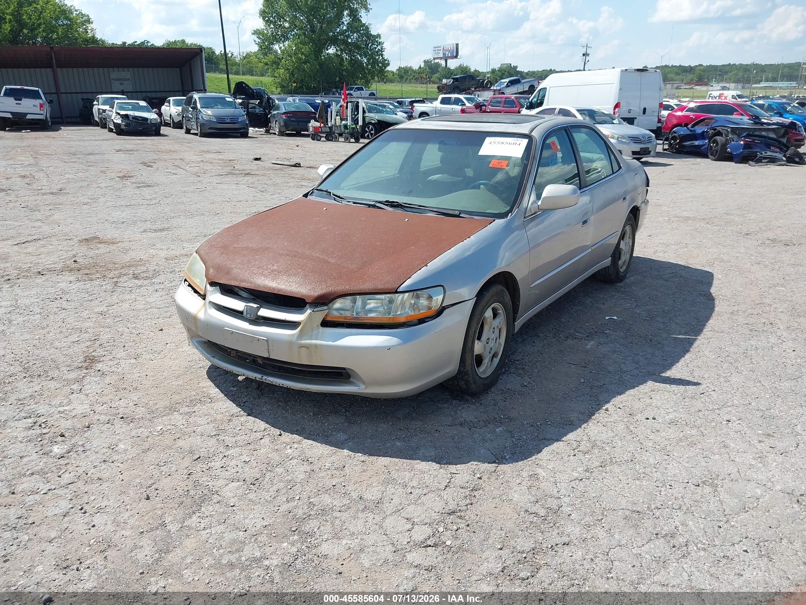 1999 Honda Accord Ex Tan vin: 1HGCG5651XA073411