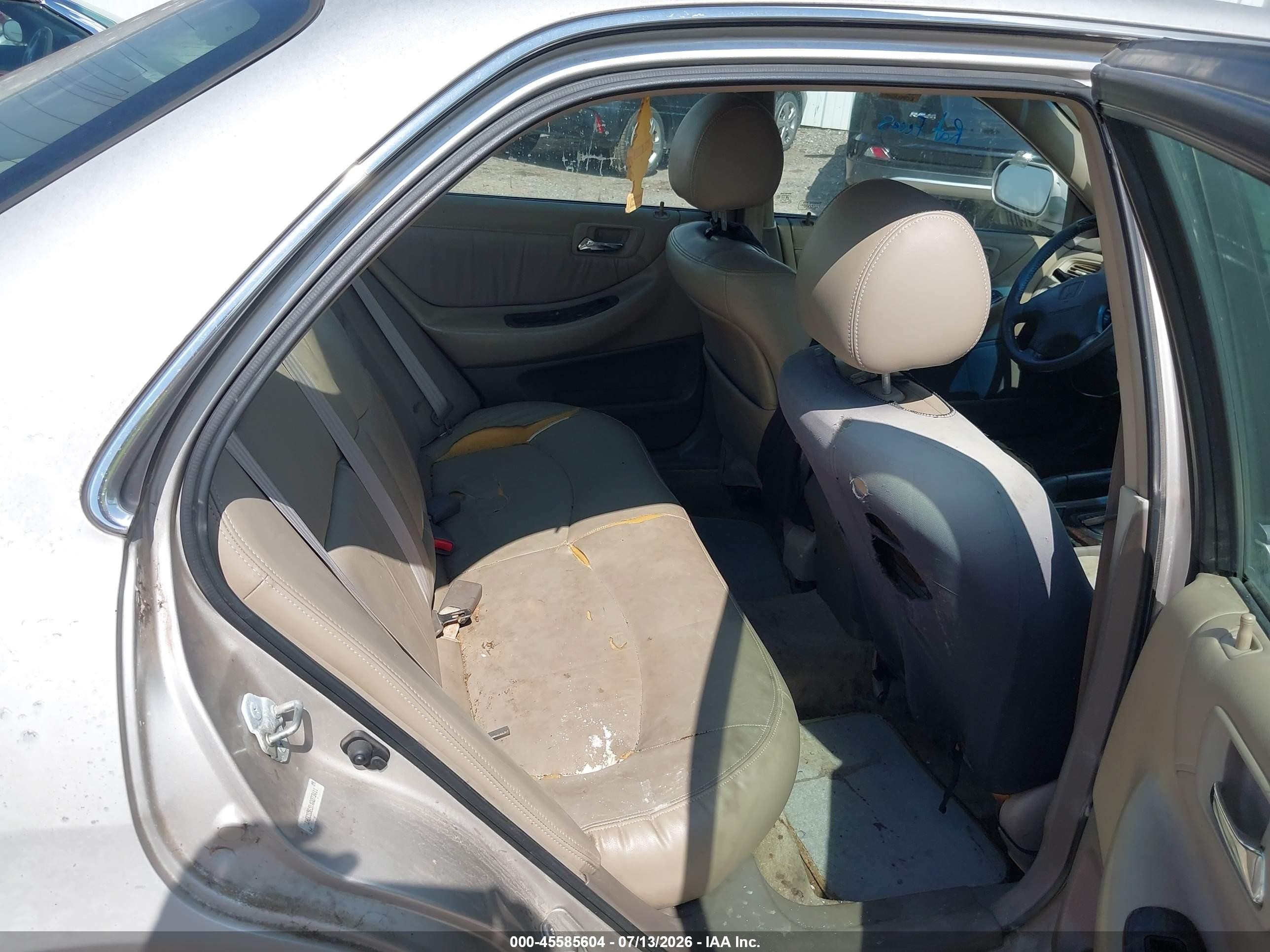 1999 Honda Accord Ex Tan vin: 1HGCG5651XA073411