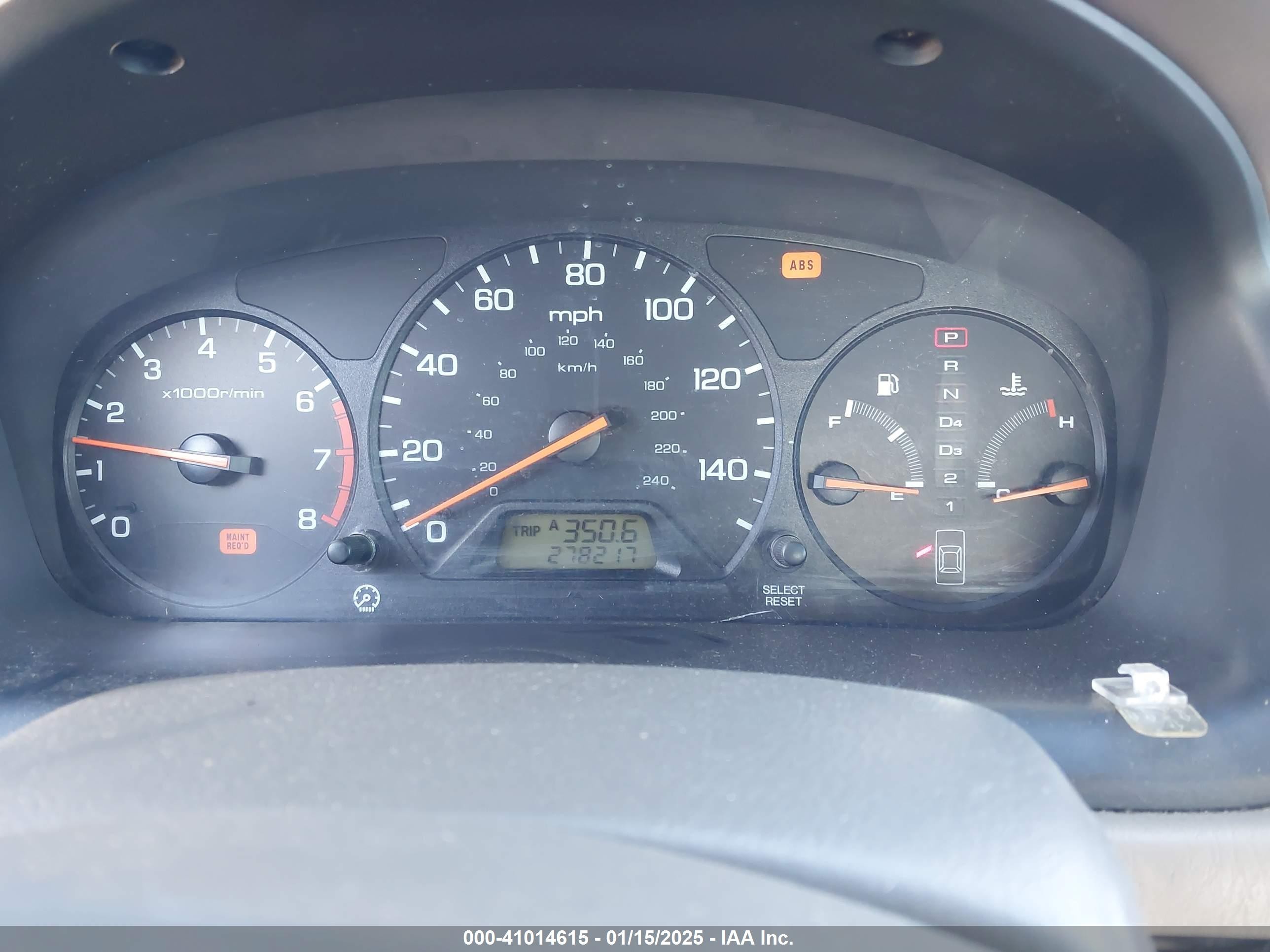 1998 Honda Accord Ex Green vin: 1HGCG5652WA050816