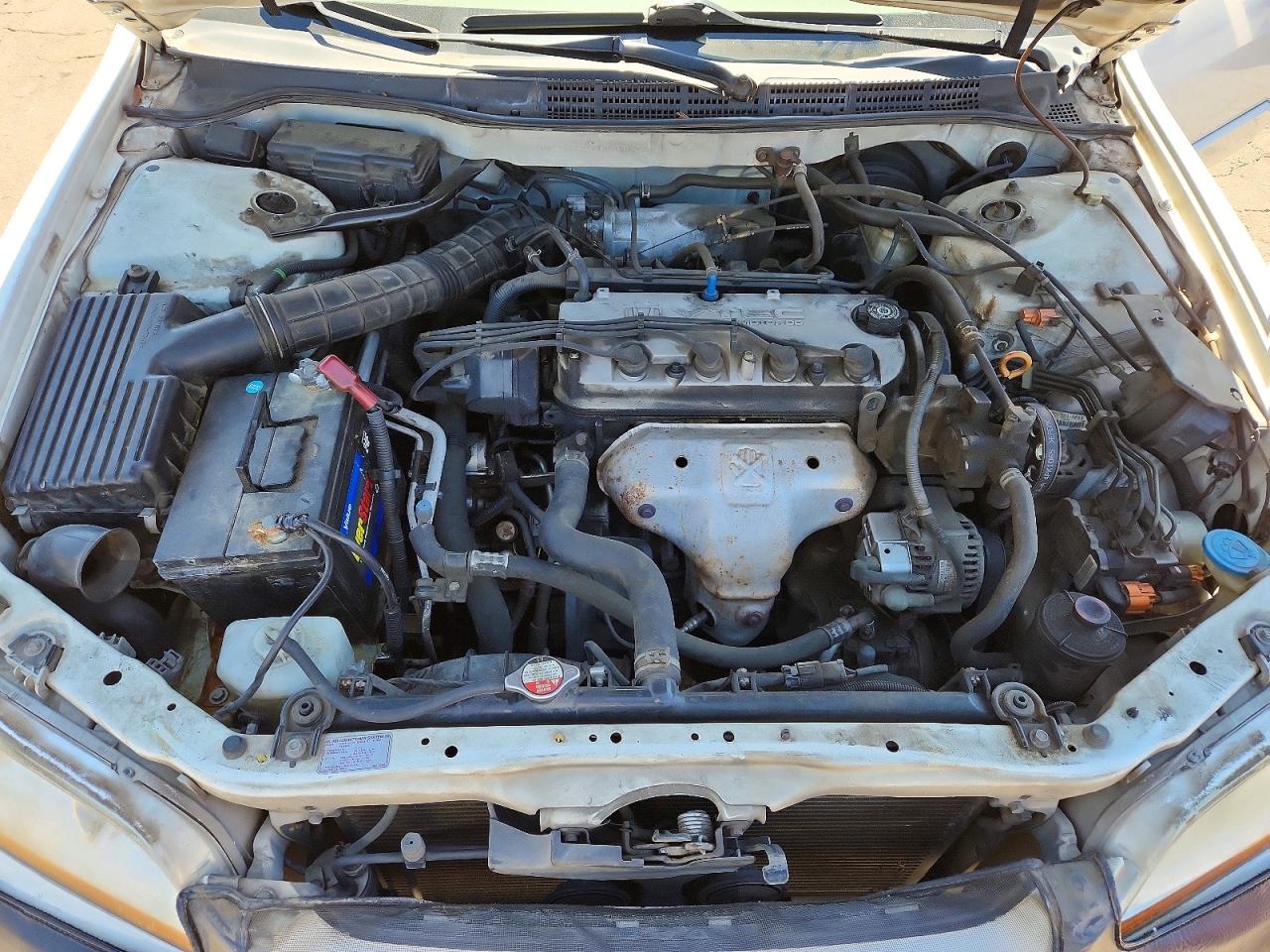 1998 Honda Accord Ex White vin: 1HGCG5652WA130486