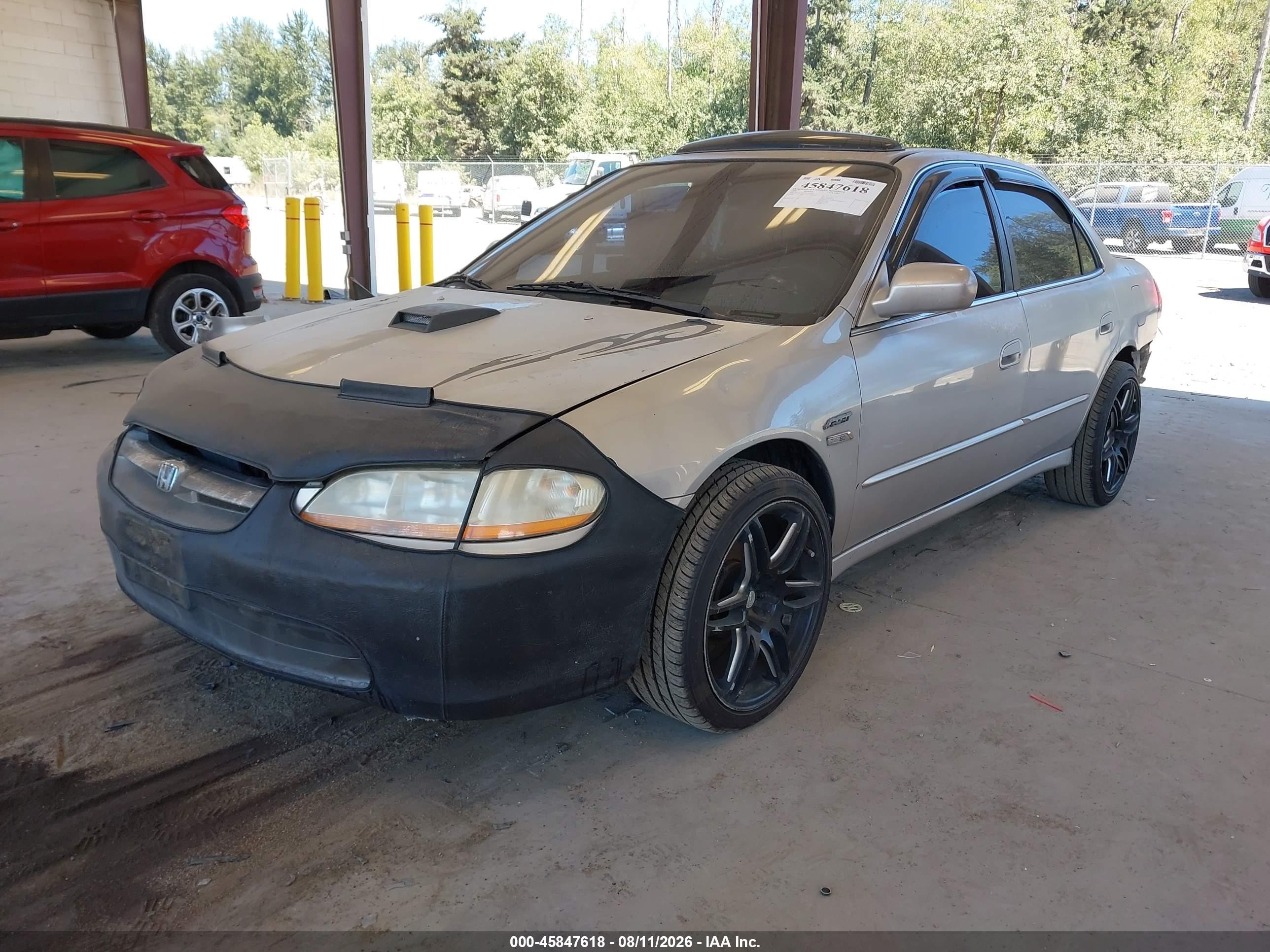 1998 Honda Accord Ex Silver vin: 1HGCG5652WA234489