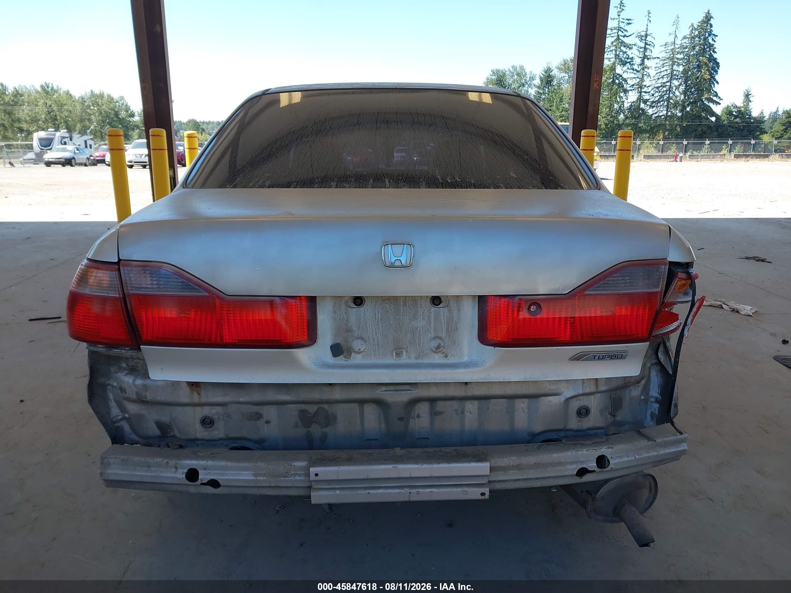 1998 Honda Accord Ex Silver vin: 1HGCG5652WA234489