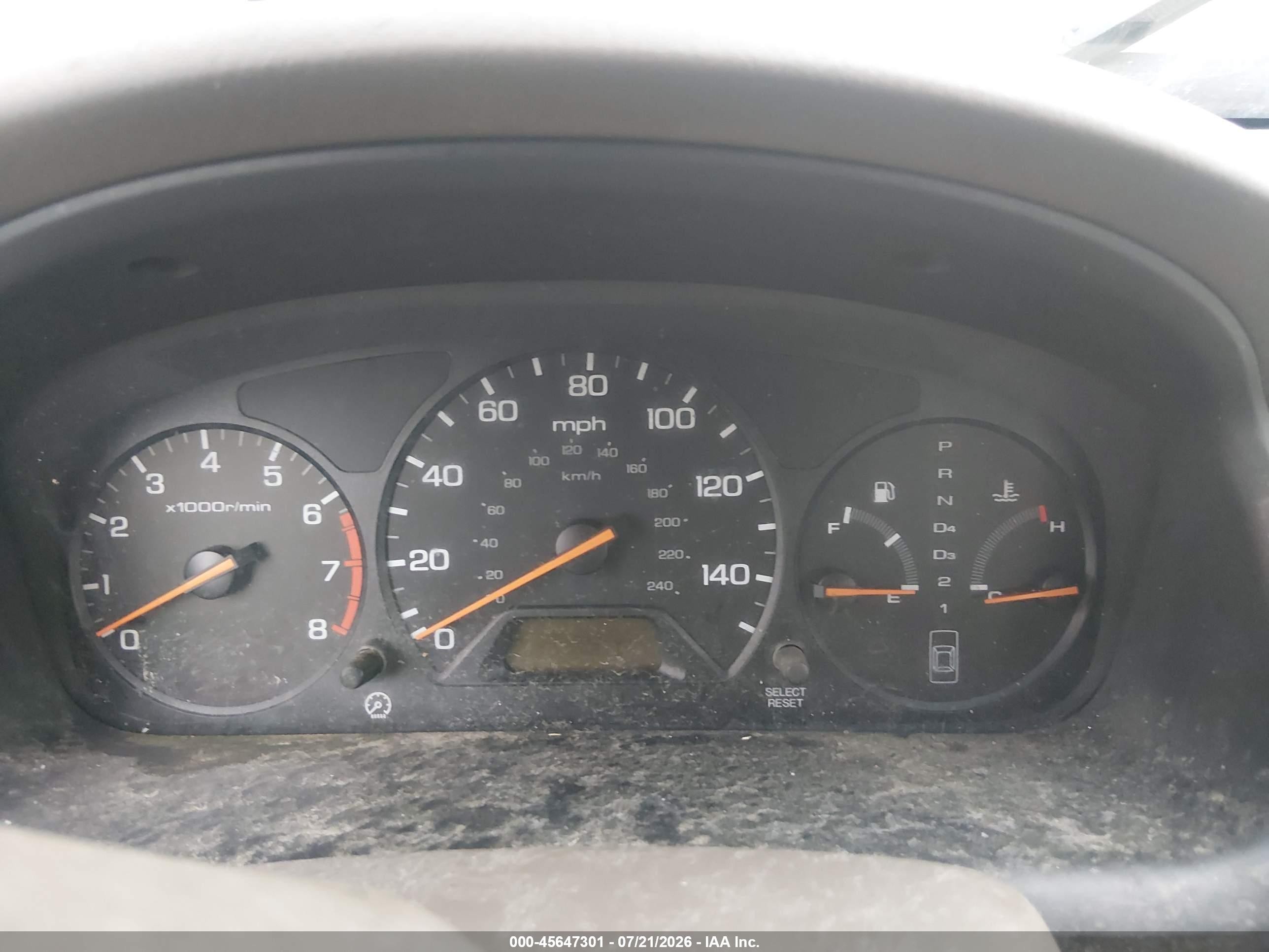 1998 Honda Accord Ex Green vin: 1HGCG5652WA260428