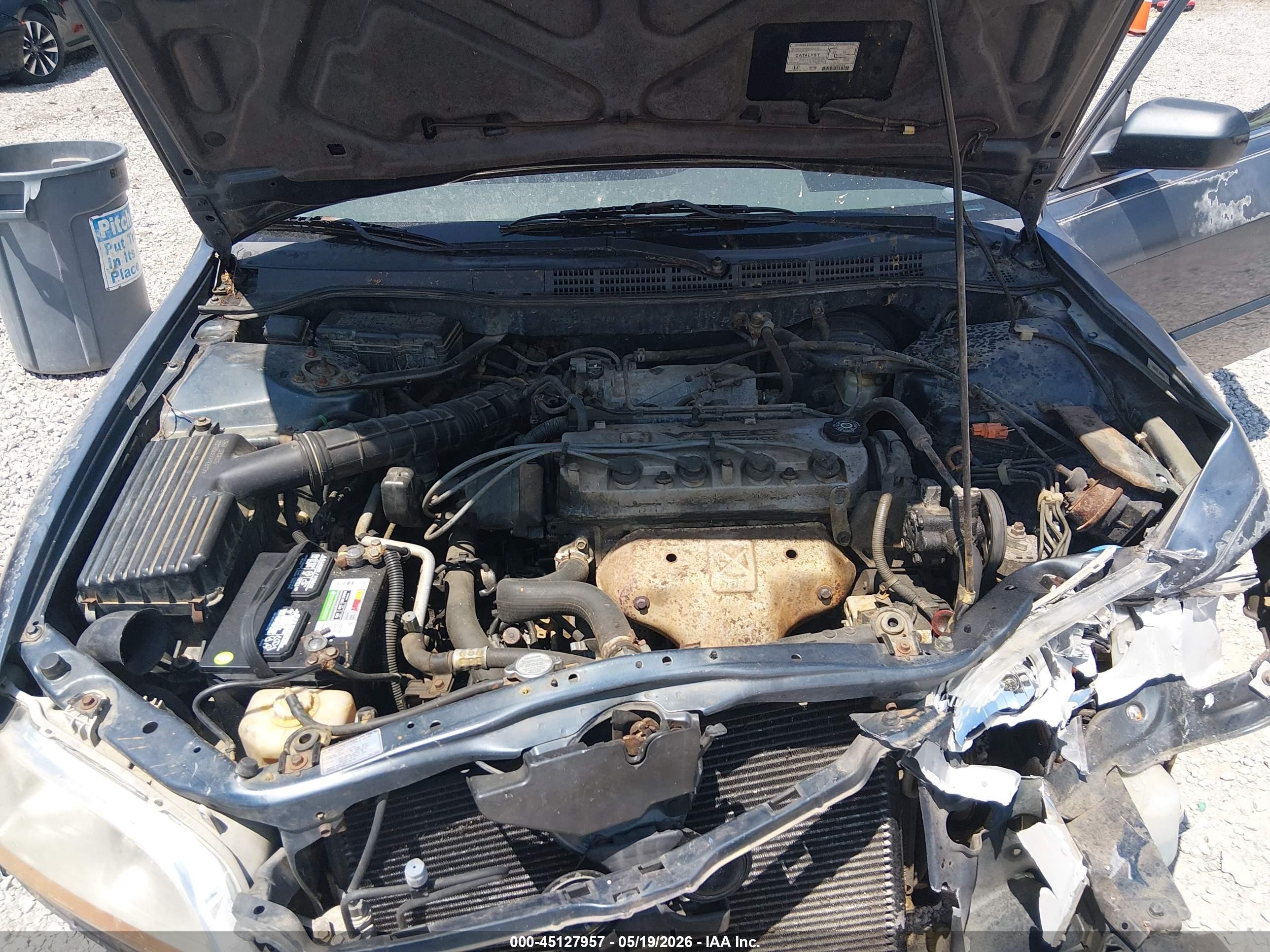 1998 Honda Accord Ex Silver vin: 1HGCG5653WA084943
