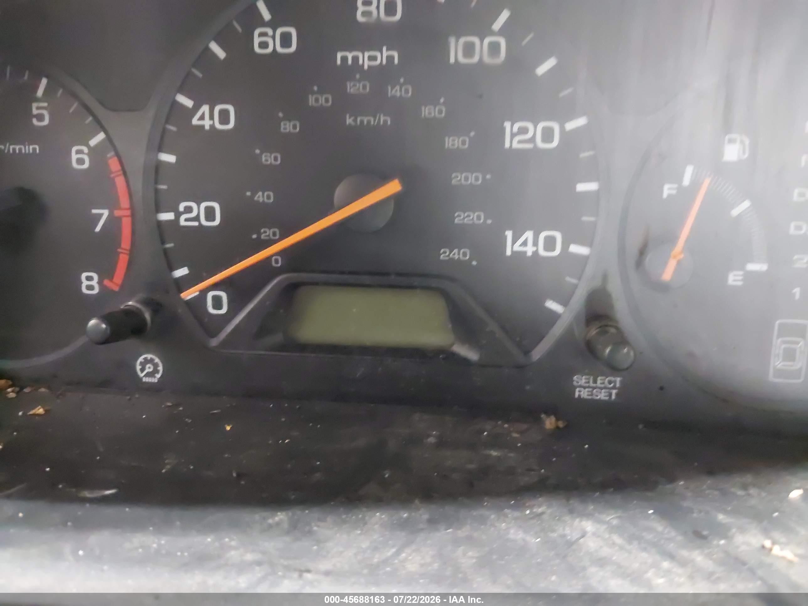 1998 Honda Accord Ex Brown vin: 1HGCG5653WA131369