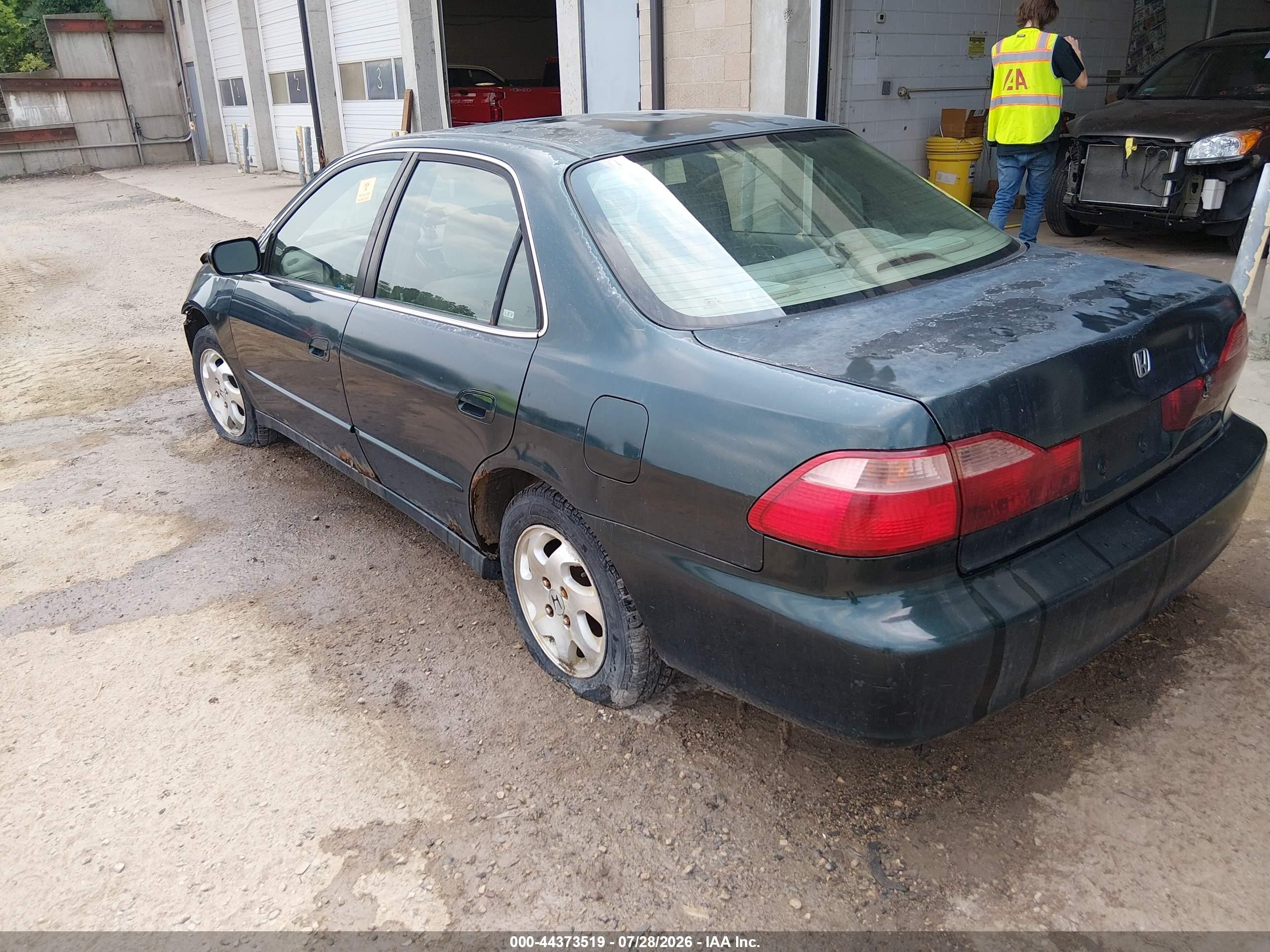 1998 Honda Accord Ex Green vin: 1HGCG5653WA187585