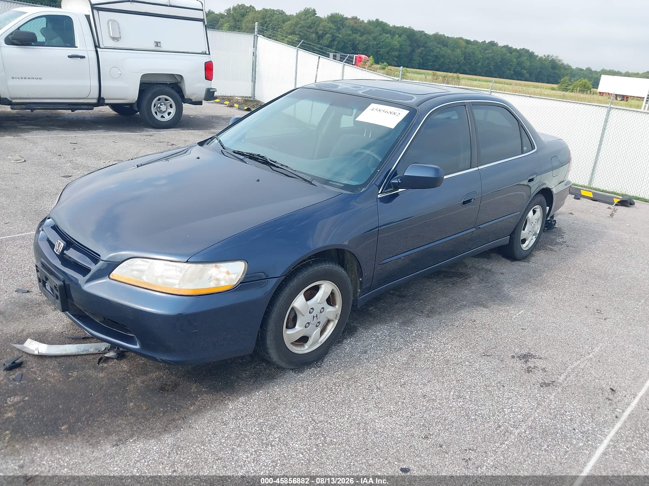 2000 Honda Accord 2.3 Ex Blue vin: 1HGCG5653YA089627