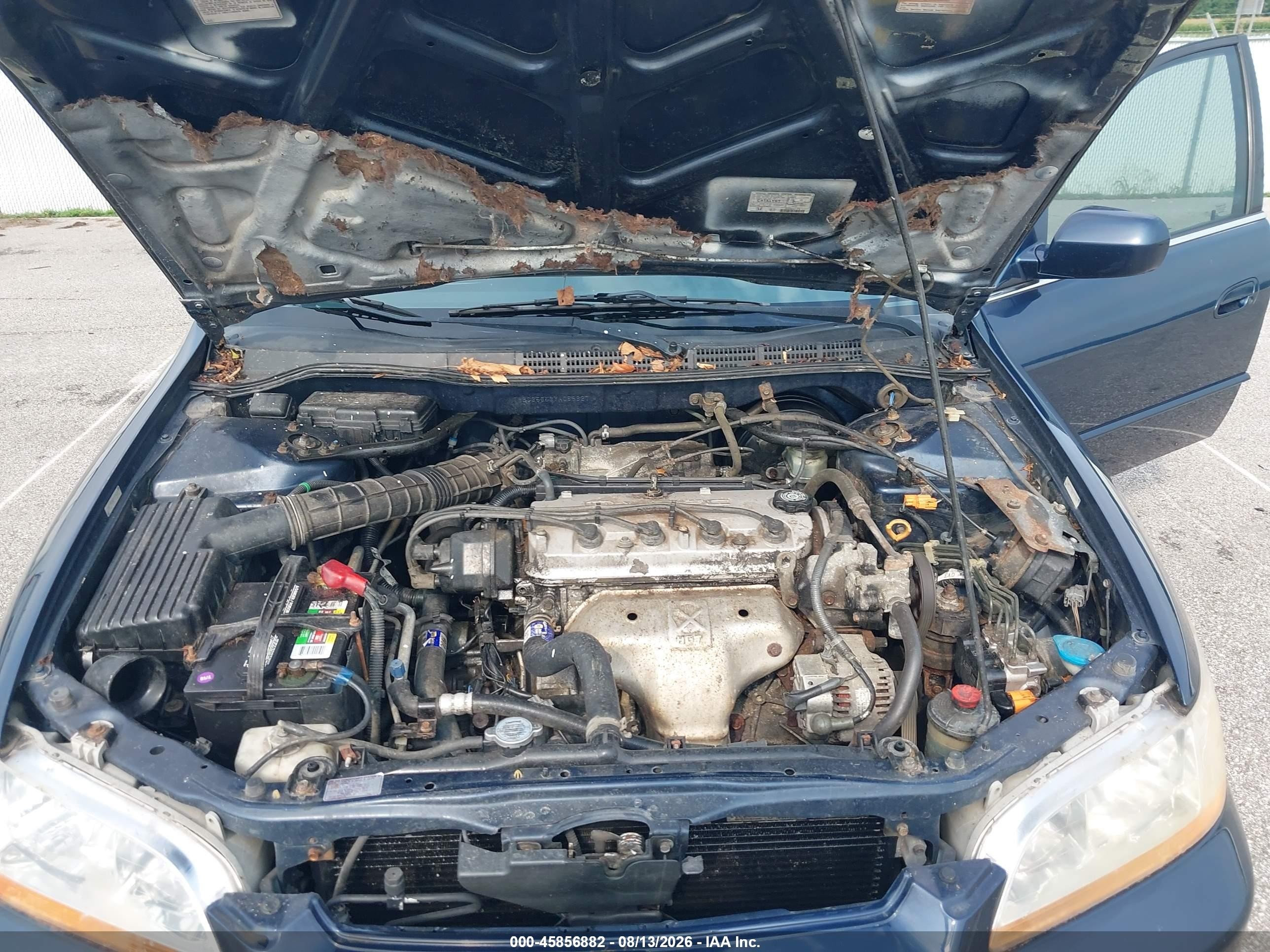 2000 Honda Accord 2.3 Ex Blue vin: 1HGCG5653YA089627
