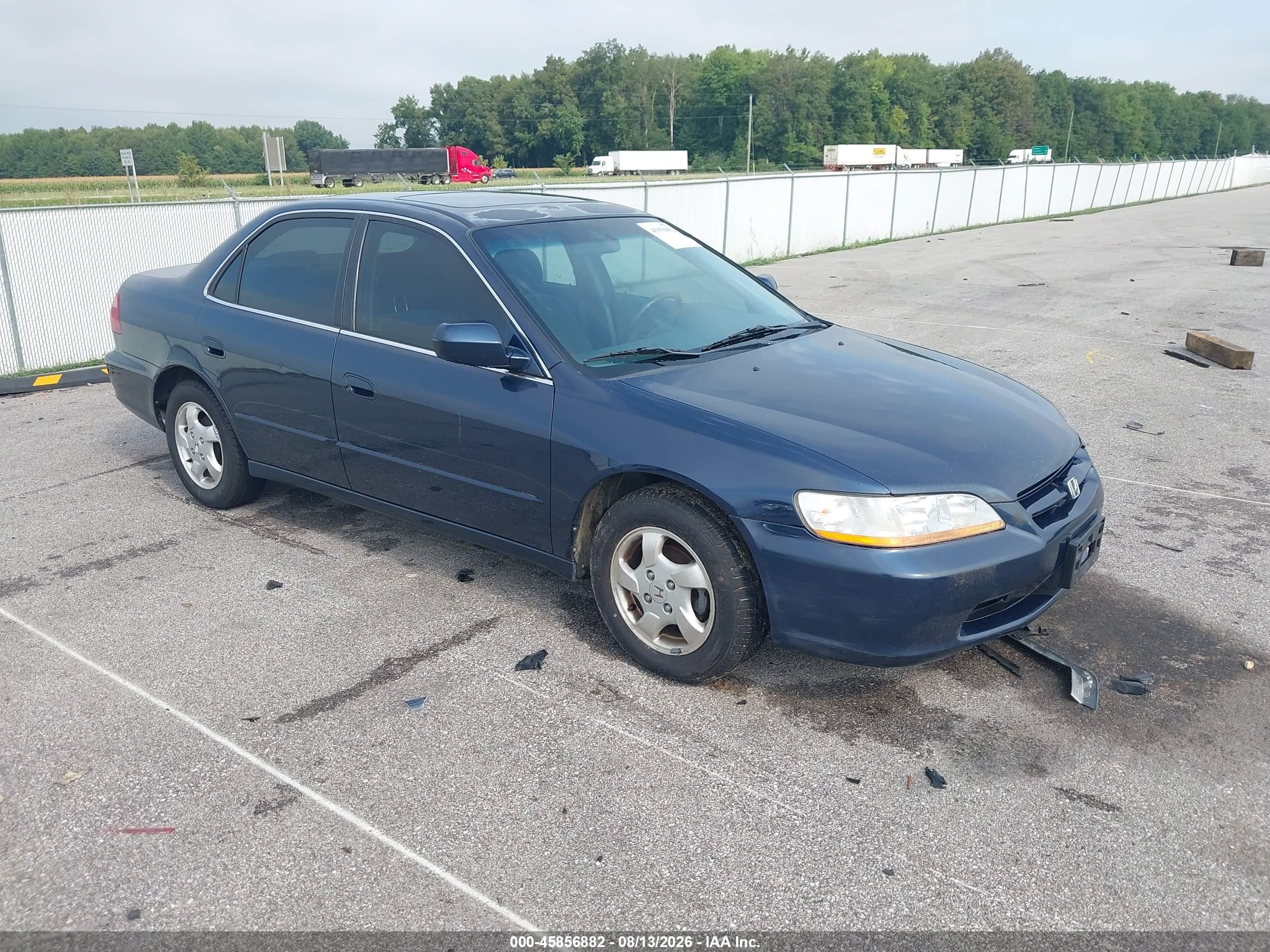 2000 Honda Accord 2.3 Ex Blue vin: 1HGCG5653YA089627