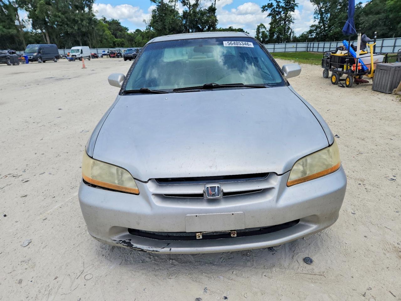 1998 Honda Accord Ex Silver vin: 1HGCG5655WA183098