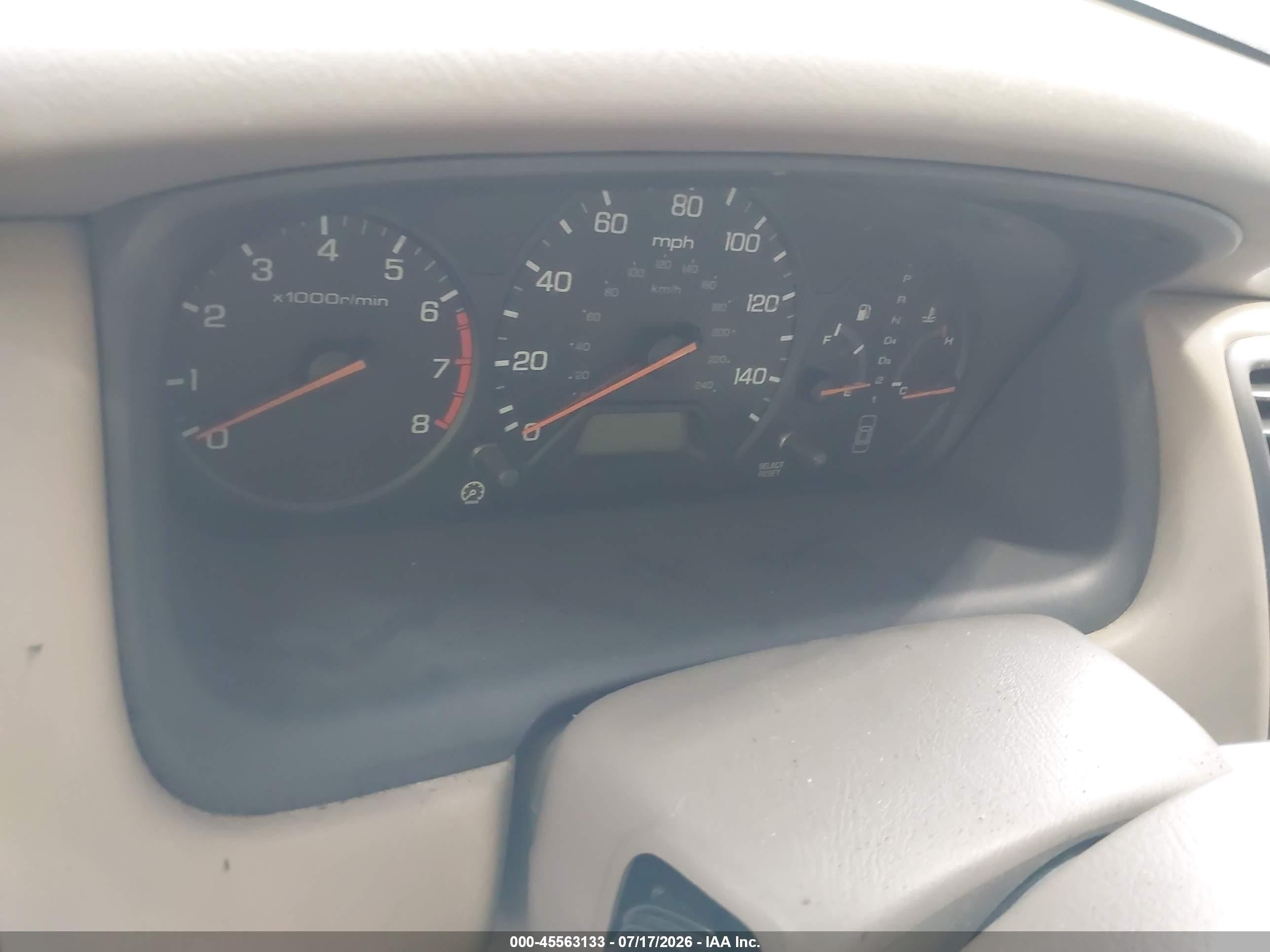 1998 Honda Accord Ex Green vin: 1HGCG5655WA186681