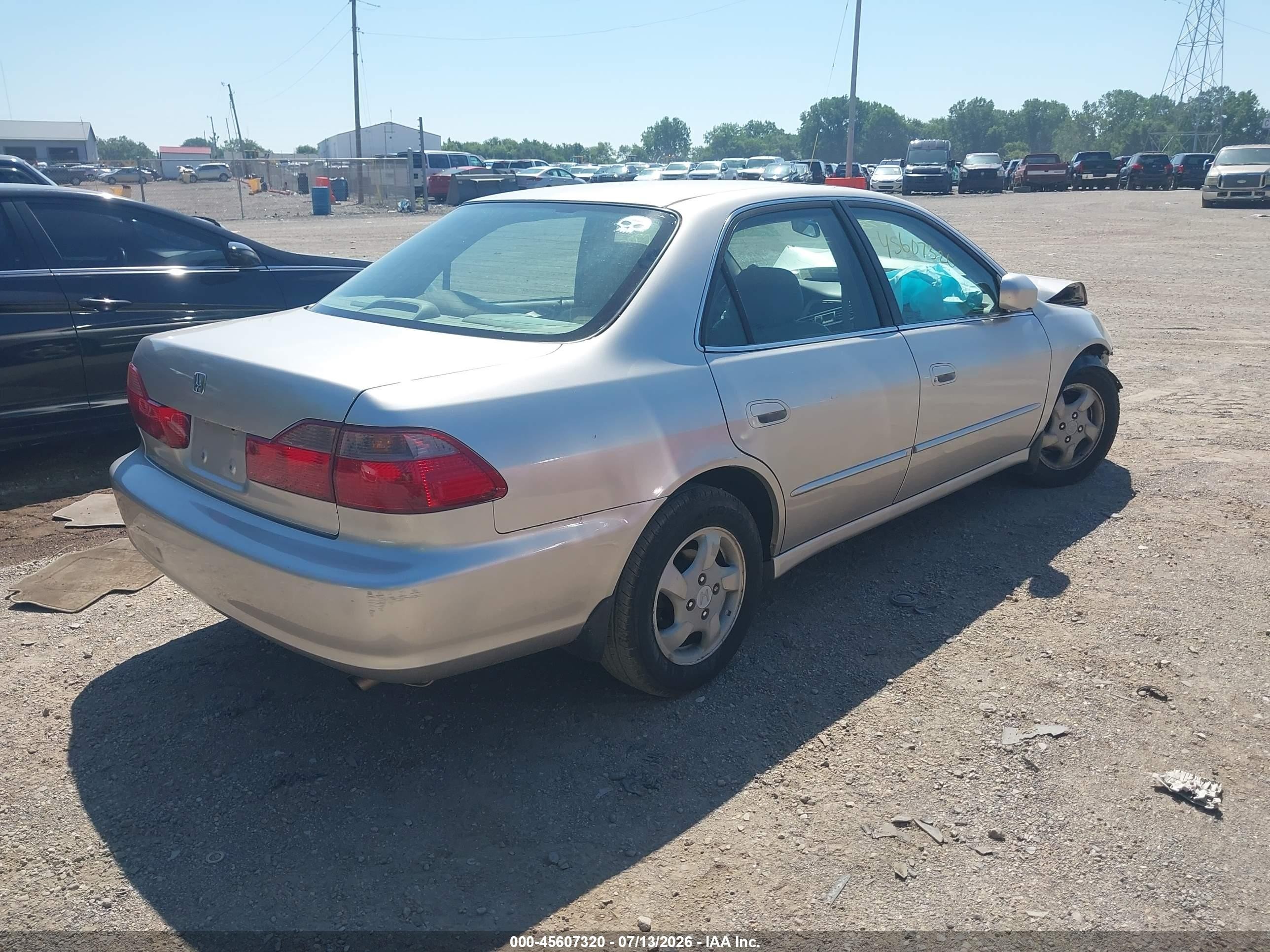 1999 Honda Accord Ex Silver vin: 1HGCG5656XA000471