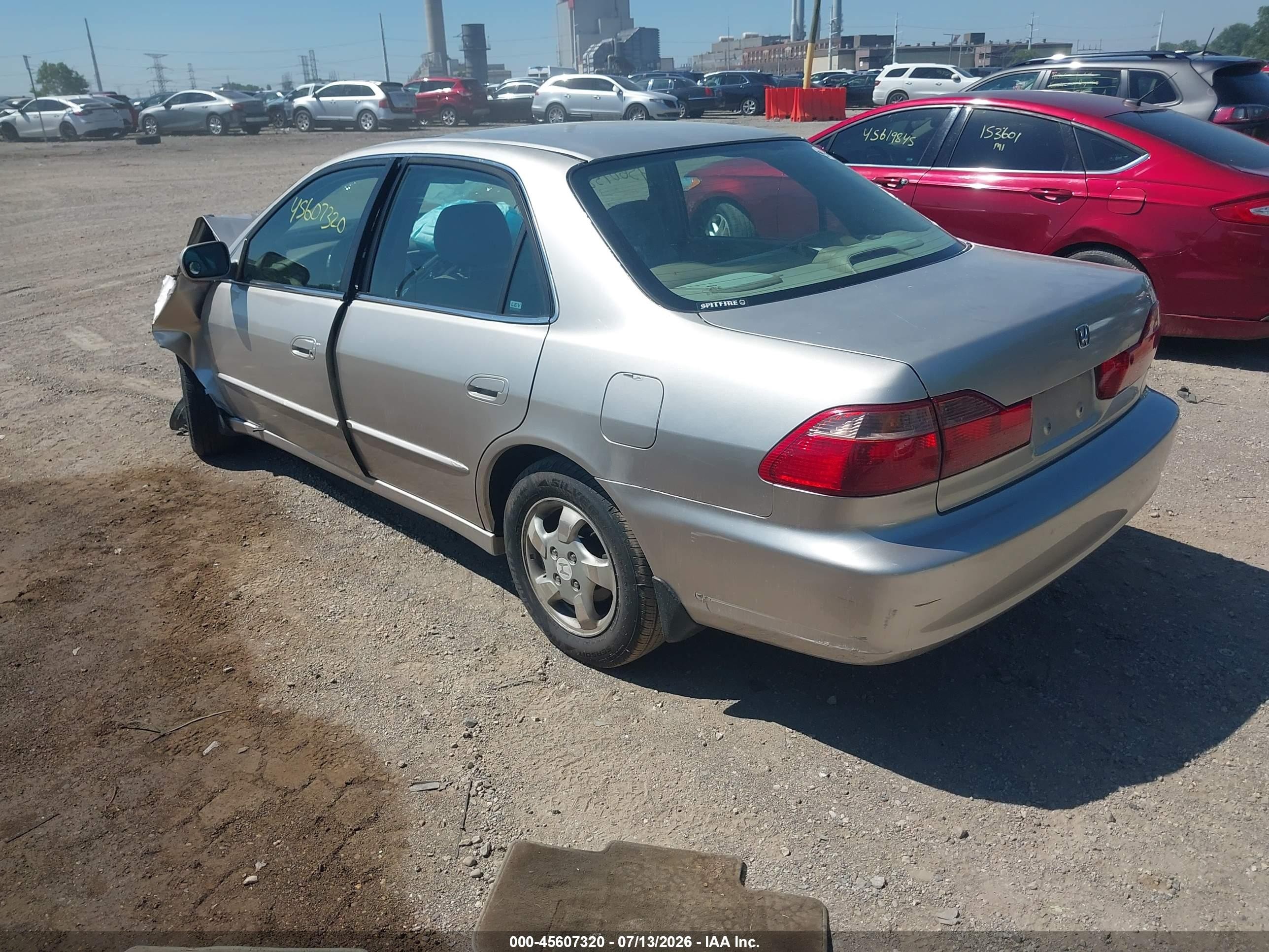 1999 Honda Accord Ex Silver vin: 1HGCG5656XA000471