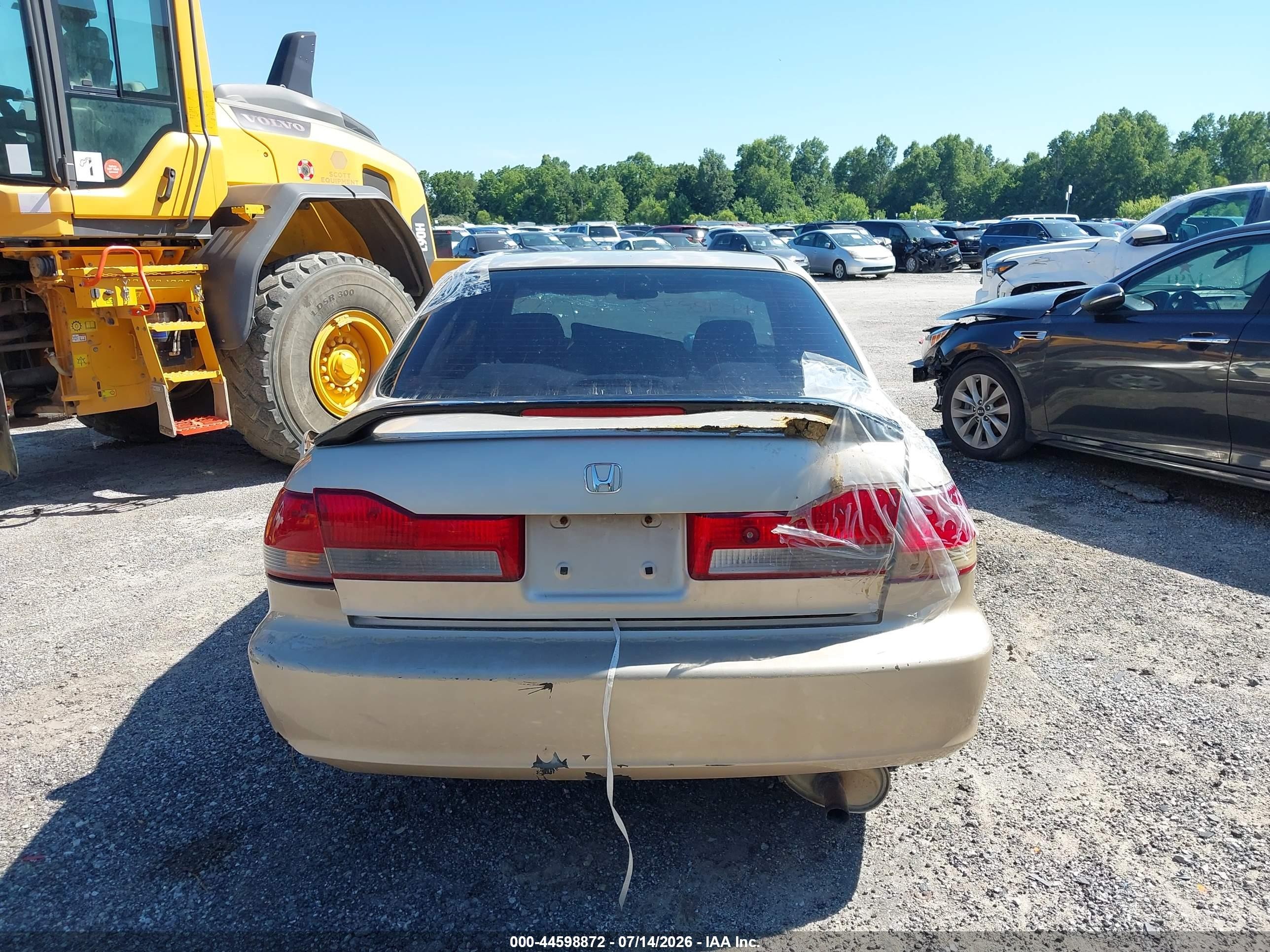 2002 Honda Accord 2.3 Lx Gold vin: 1HGCG56572A158715