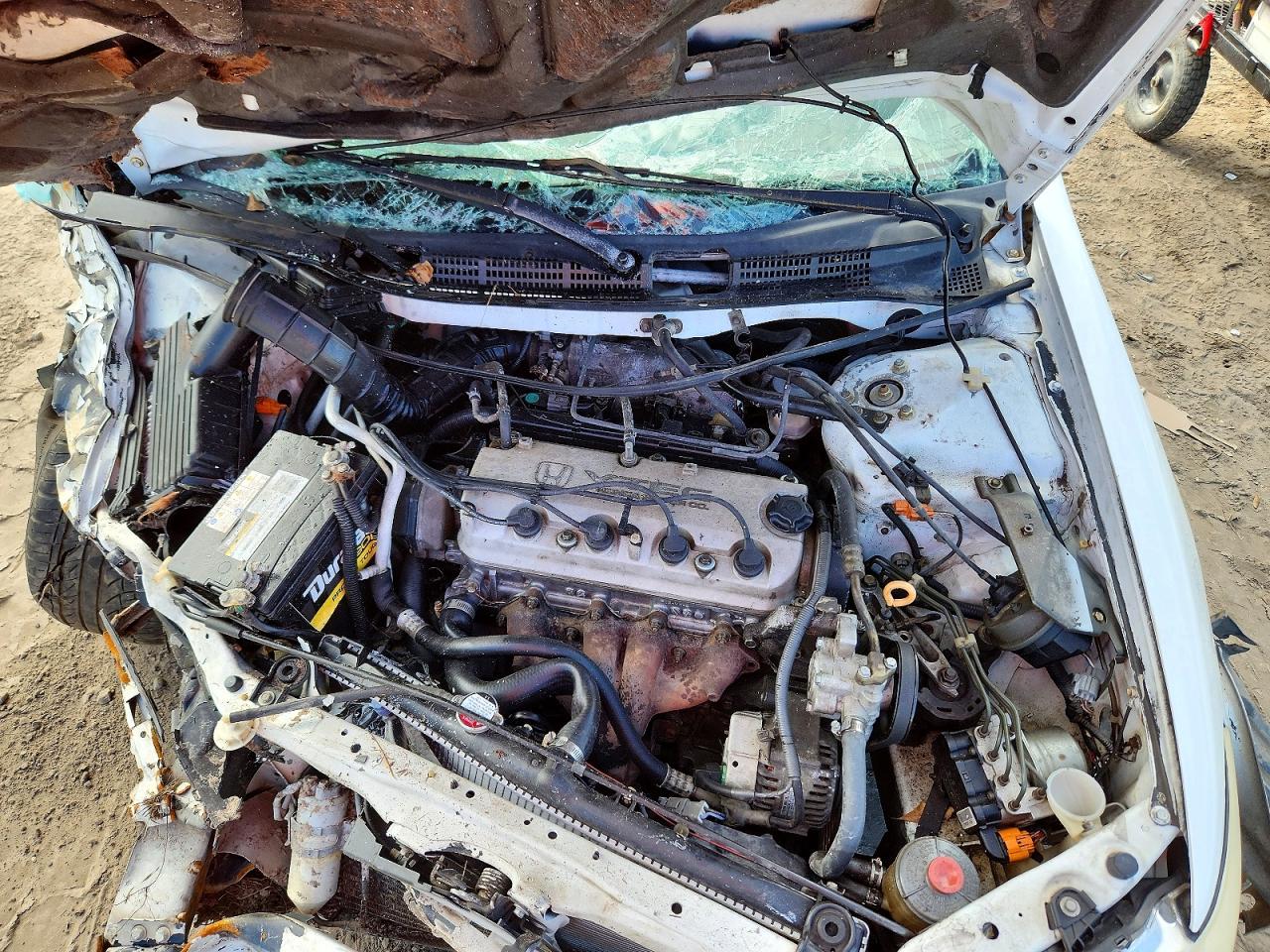 1998 Honda Accord Ex White vin: 1HGCG5657WA029945