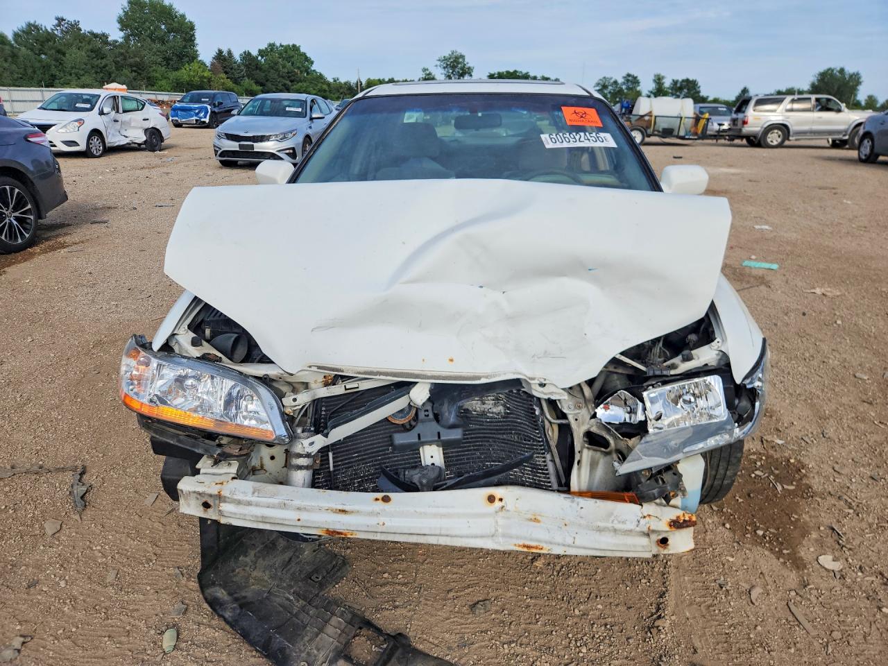1998 Honda Accord Ex White vin: 1HGCG5657WA041769