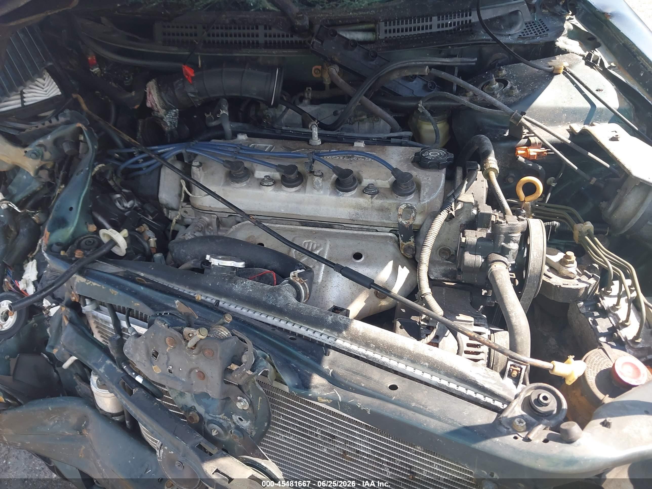 1998 Honda Accord Ex Blue vin: 1HGCG5657WA173818