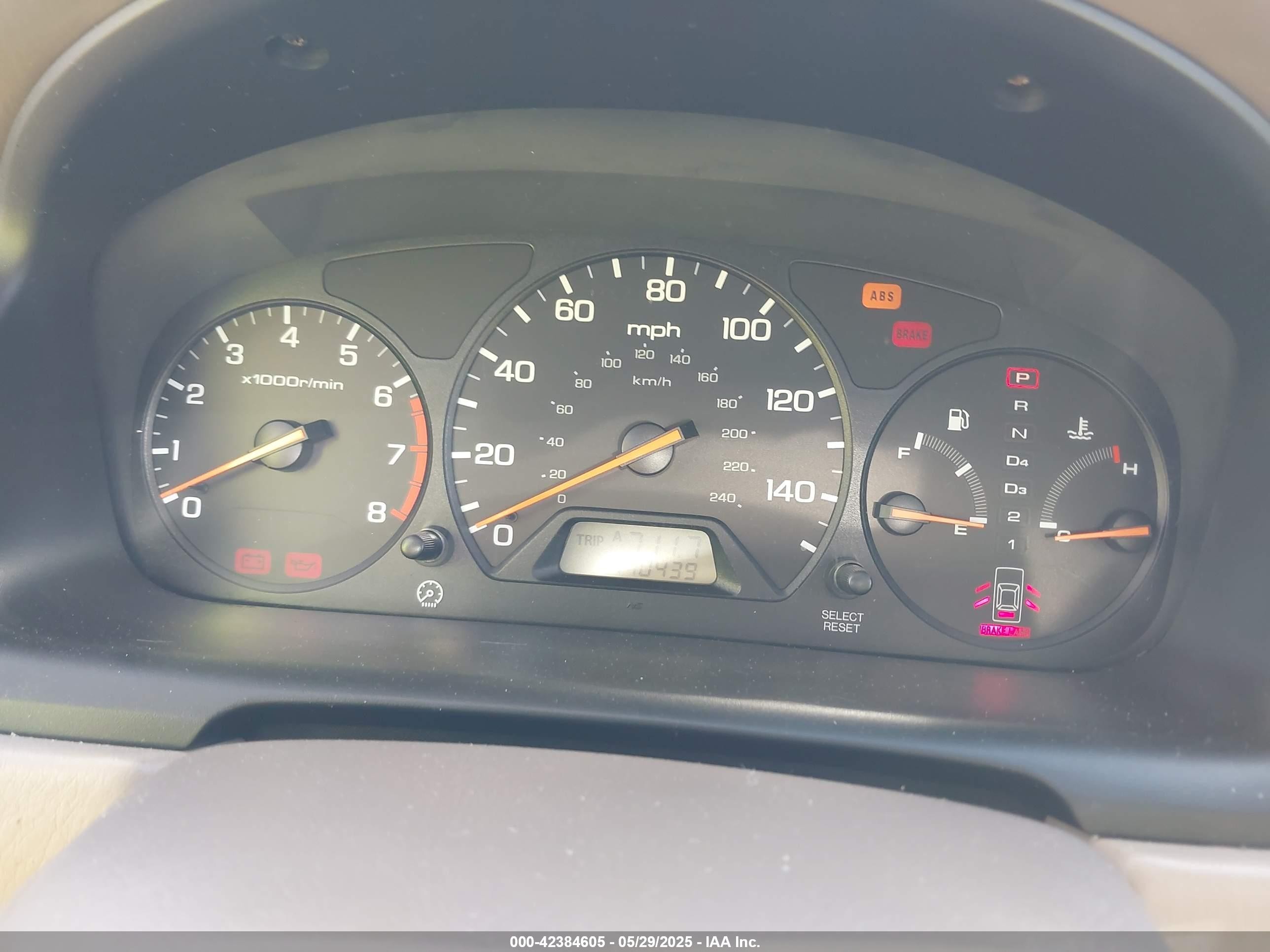 1998 Honda Accord Ex Silver vin: 1HGCG5657WA268931