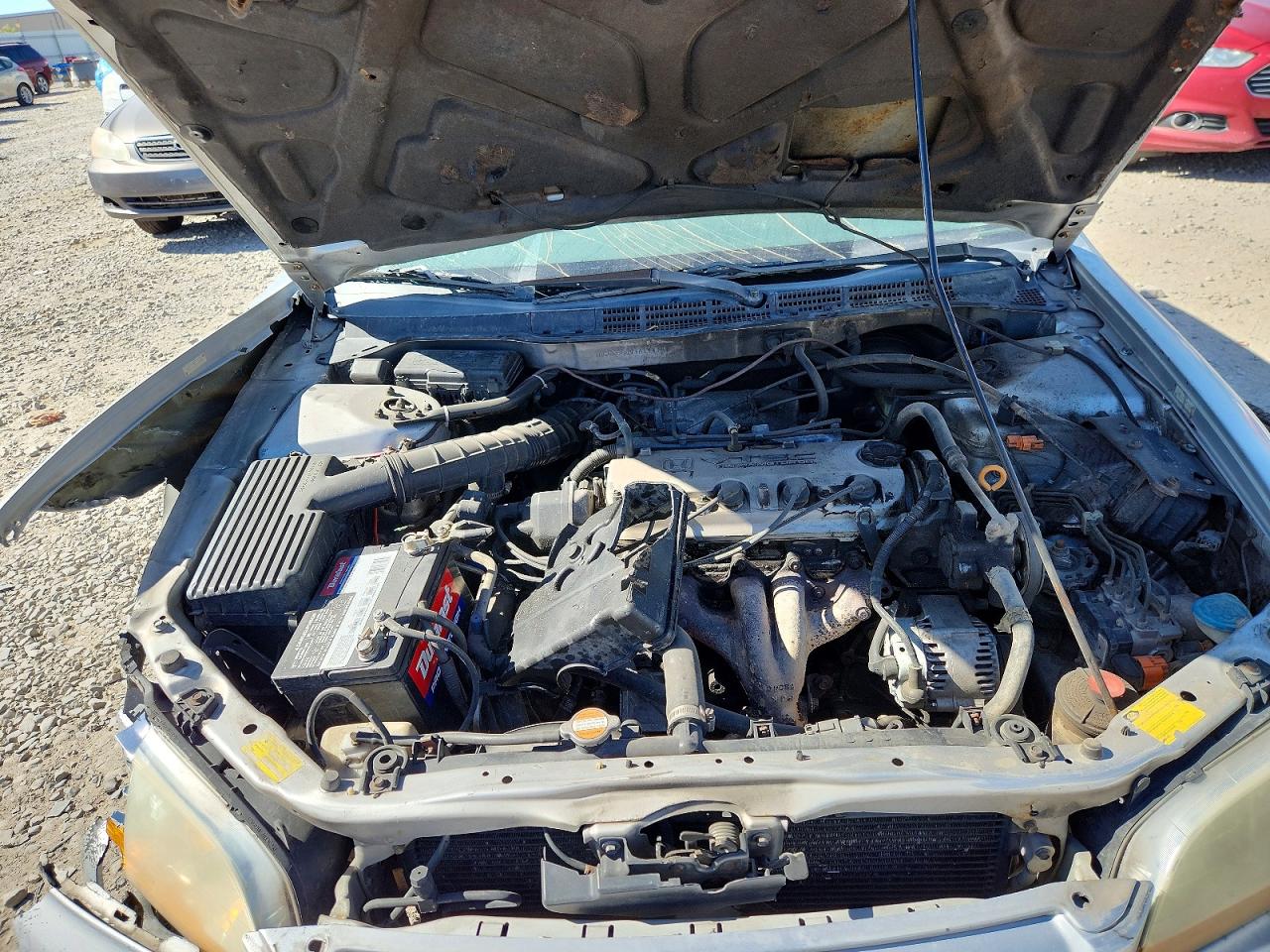 2001 Honda Accord Lx Silver vin: 1HGCG56591A114181