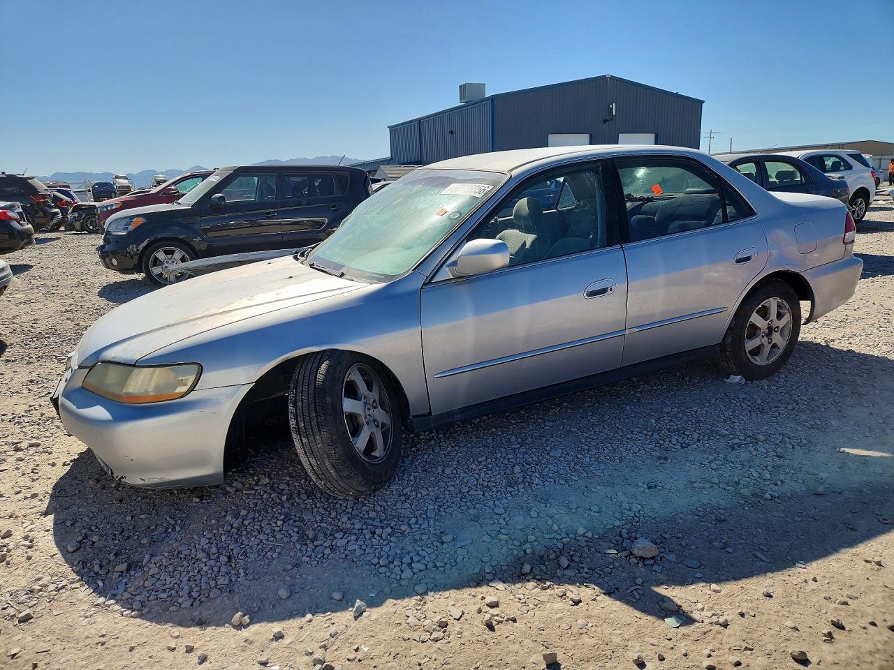 2001 Honda Accord Lx Silver vin: 1HGCG56591A114181