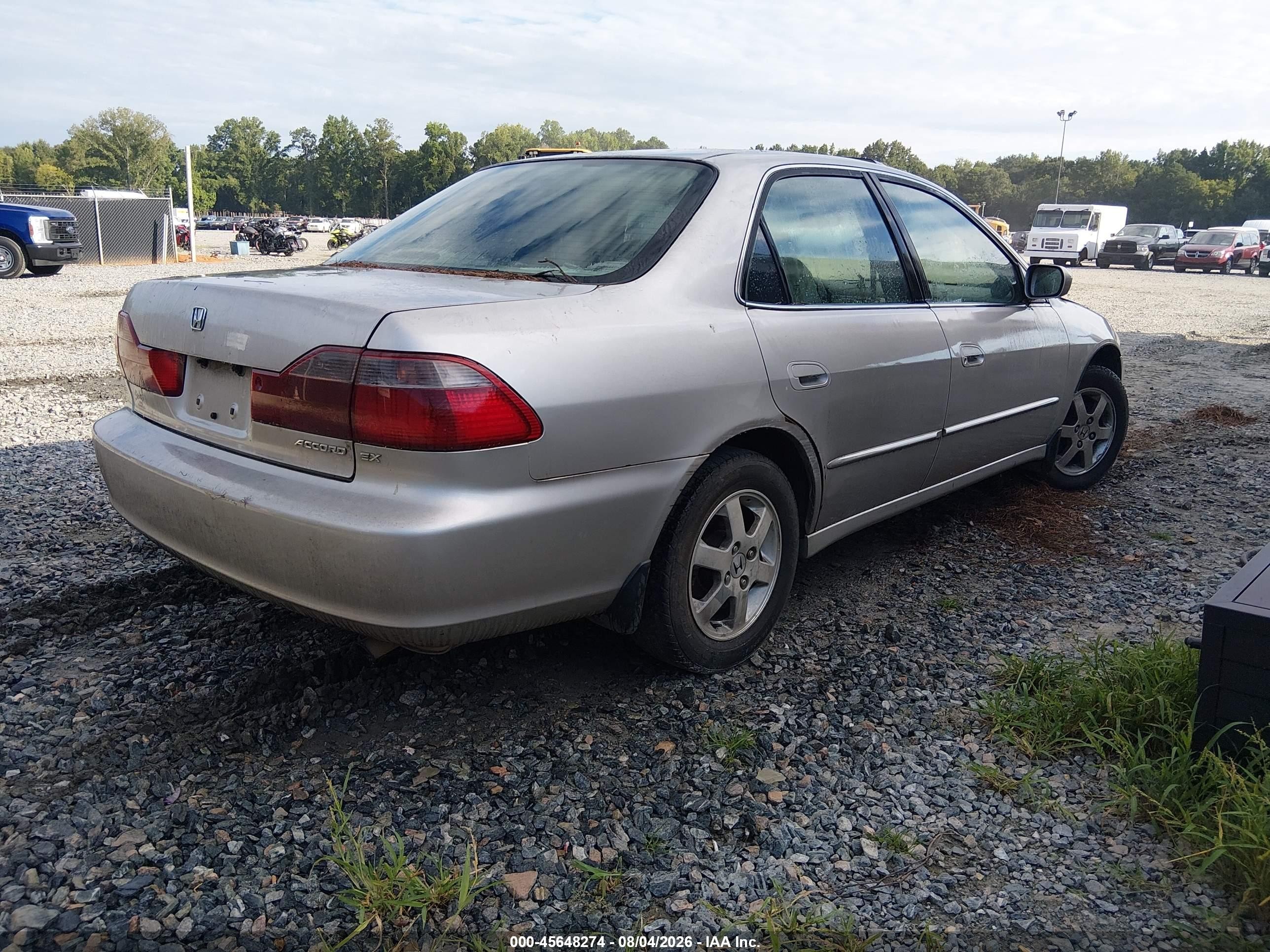 1998 Honda Accord Ex Gray vin: 1HGCG5659WA067242