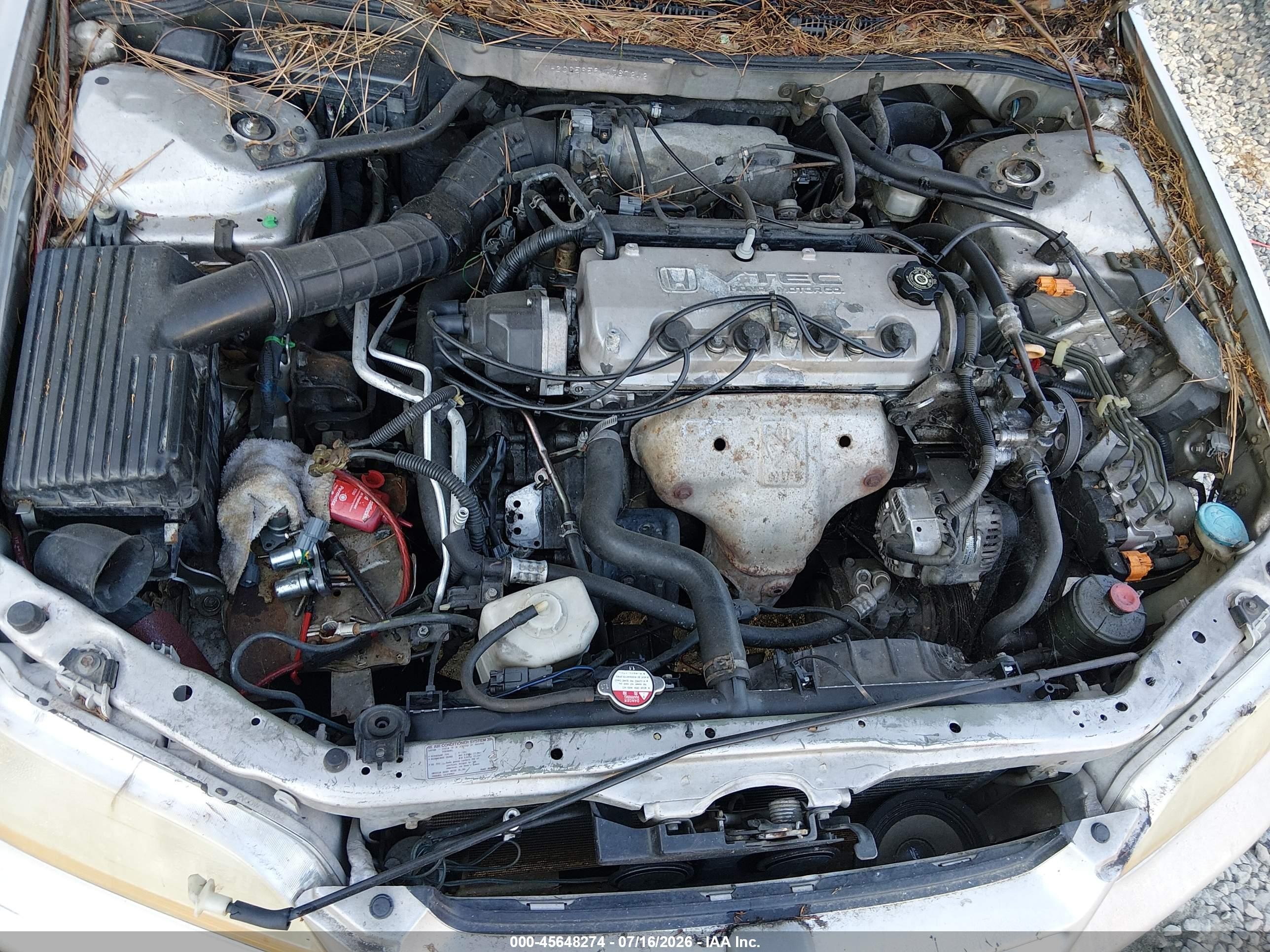 1998 Honda Accord Ex Gray vin: 1HGCG5659WA067242