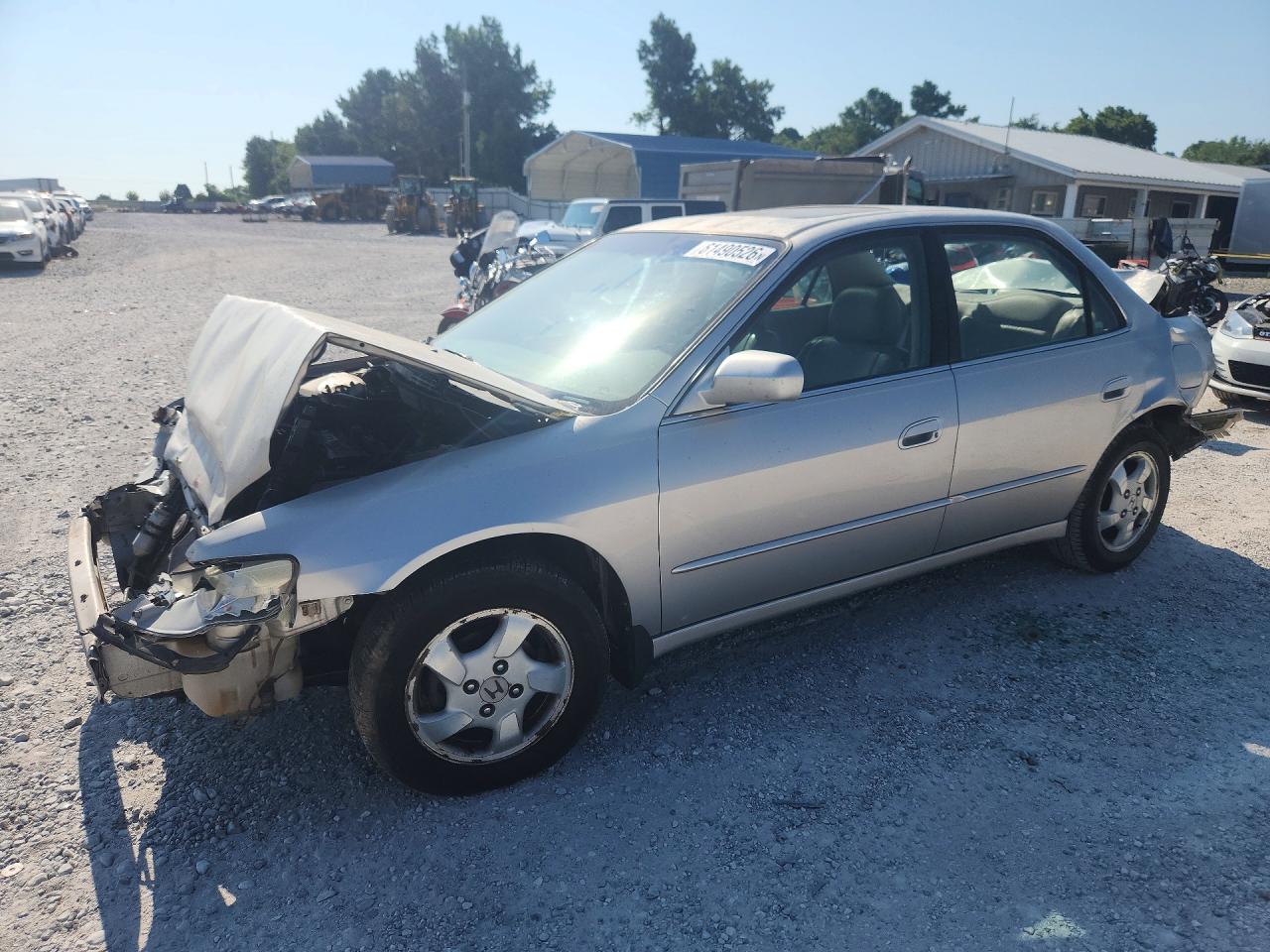 1998 Honda Accord Ex Silver vin: 1HGCG565XWA166376