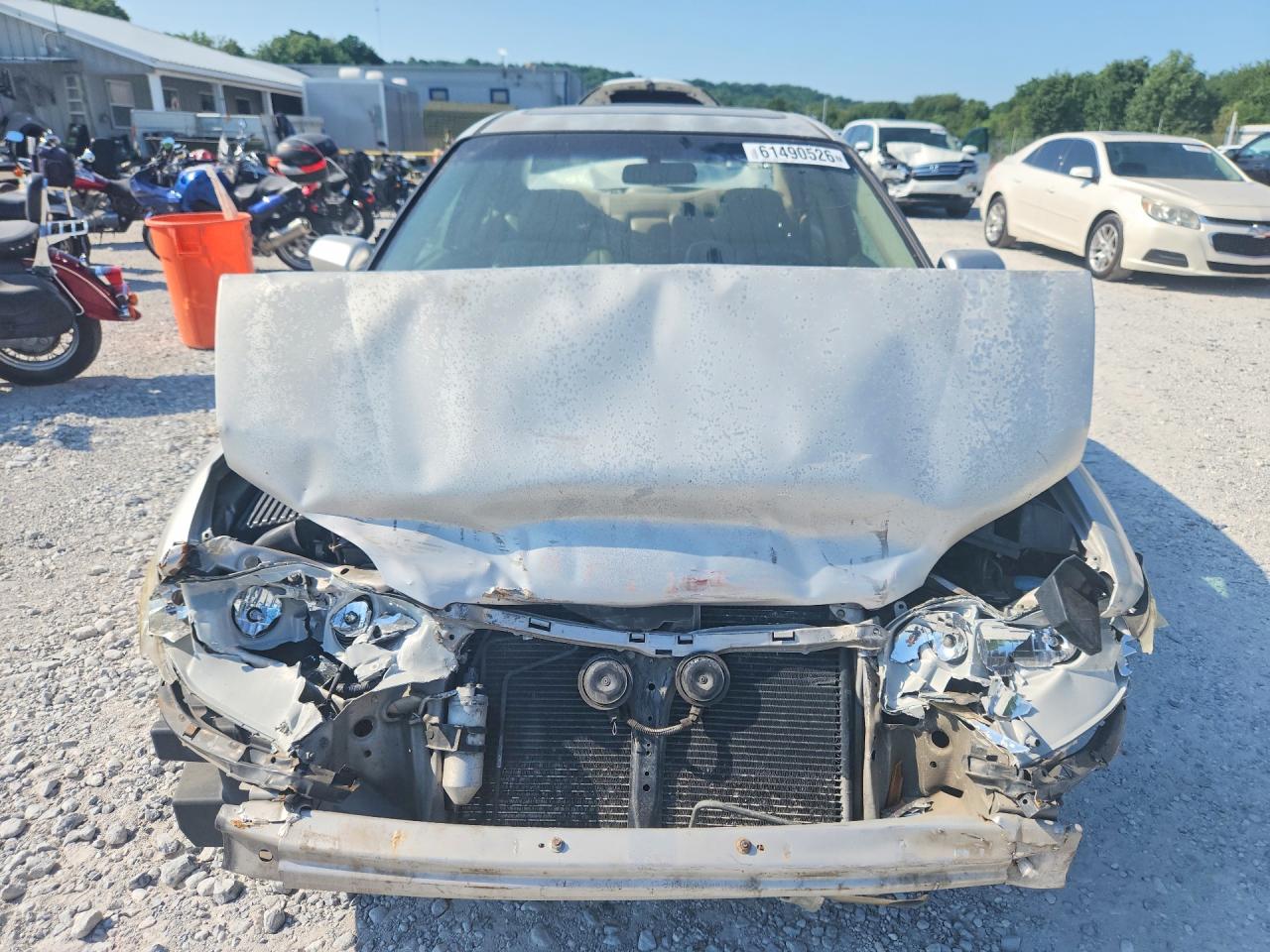 1998 Honda Accord Ex Silver vin: 1HGCG565XWA166376